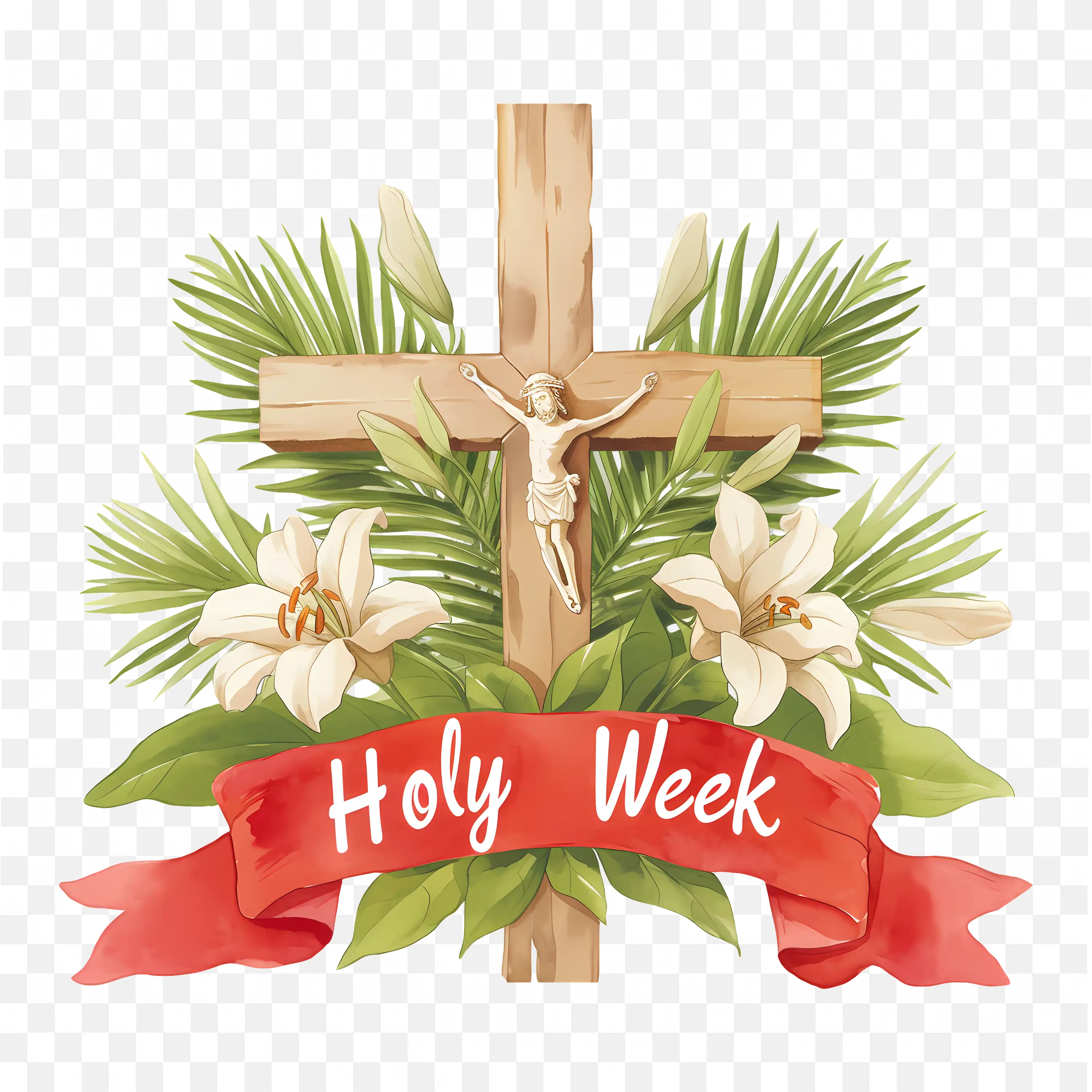 Stations of the Cross Drawing Holy Week Lent Catechism Art