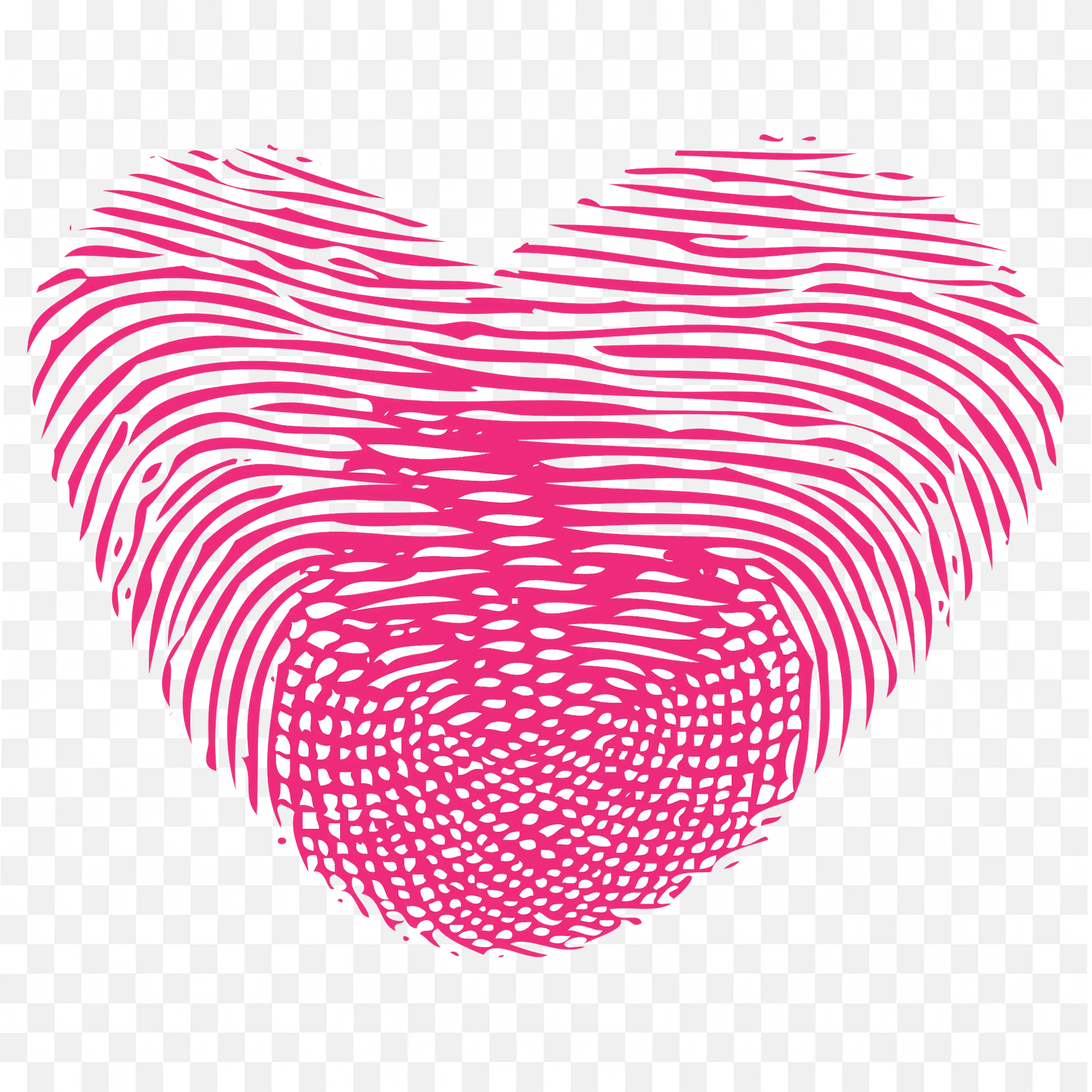Thumbprint Heart Clip Art Unique Love Design