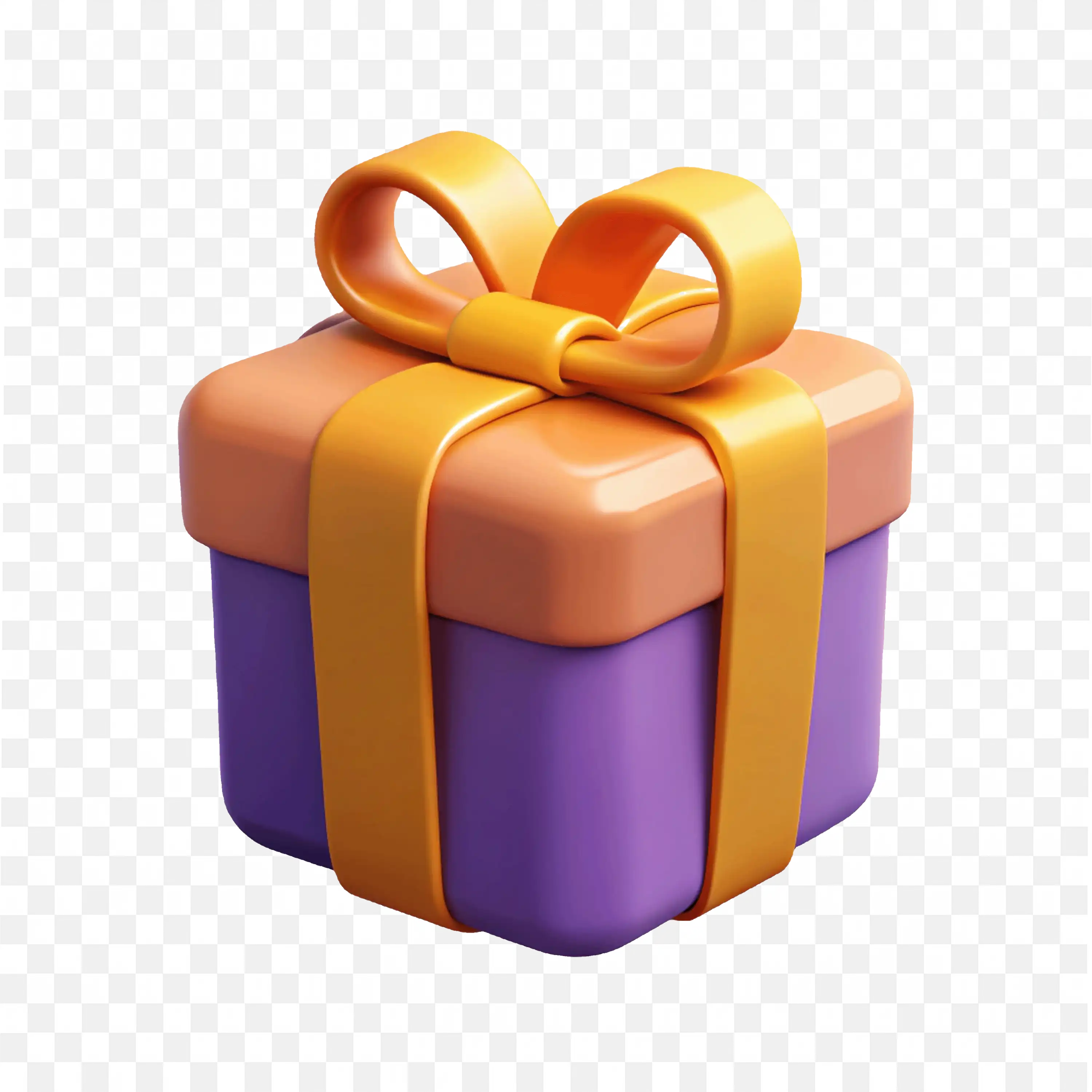 3D Trendy Gift Box Image Perfect for Modern Presentation Designs