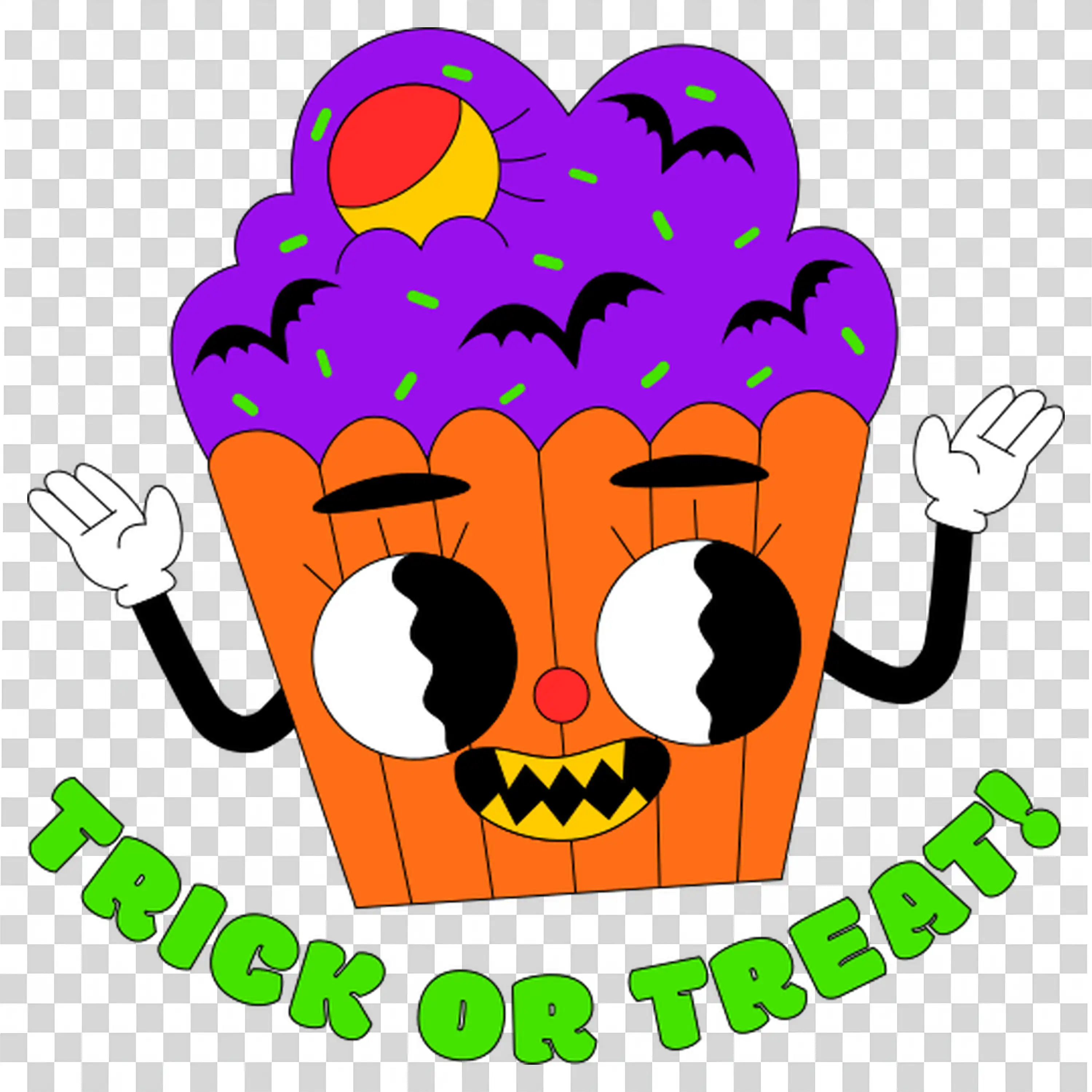 Trick or Treat Character with Fun Costume for Halloween