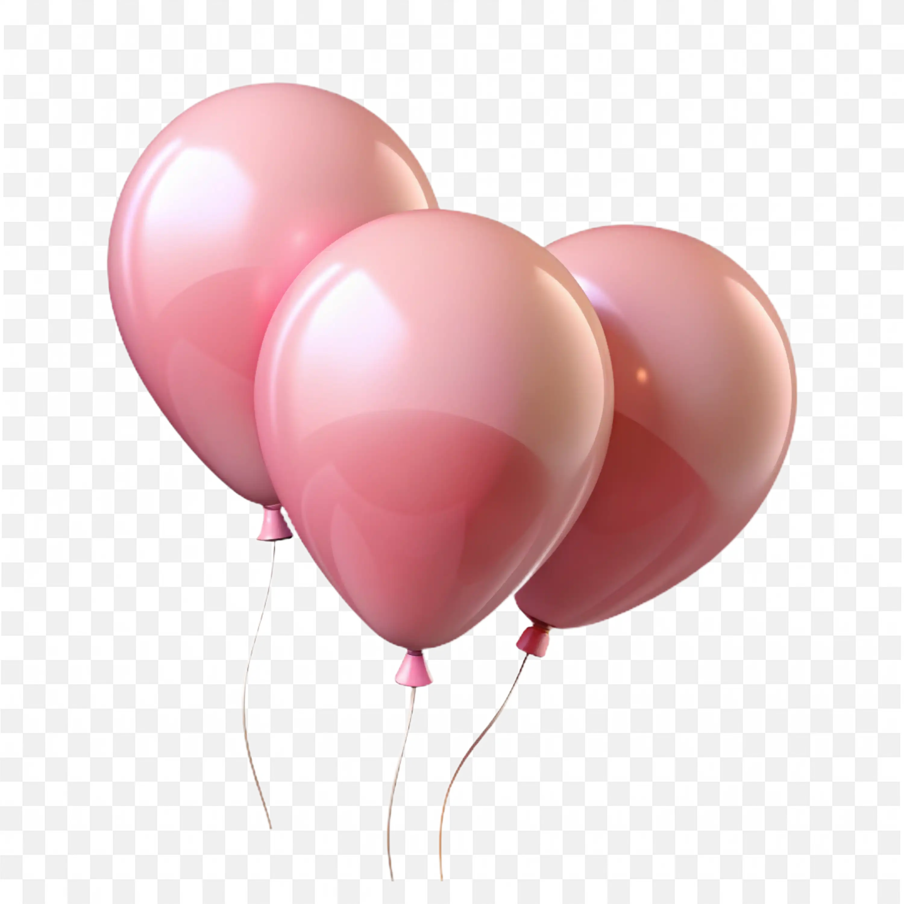 Unique Metallic Pink Balloons Solid Color Party Decor
