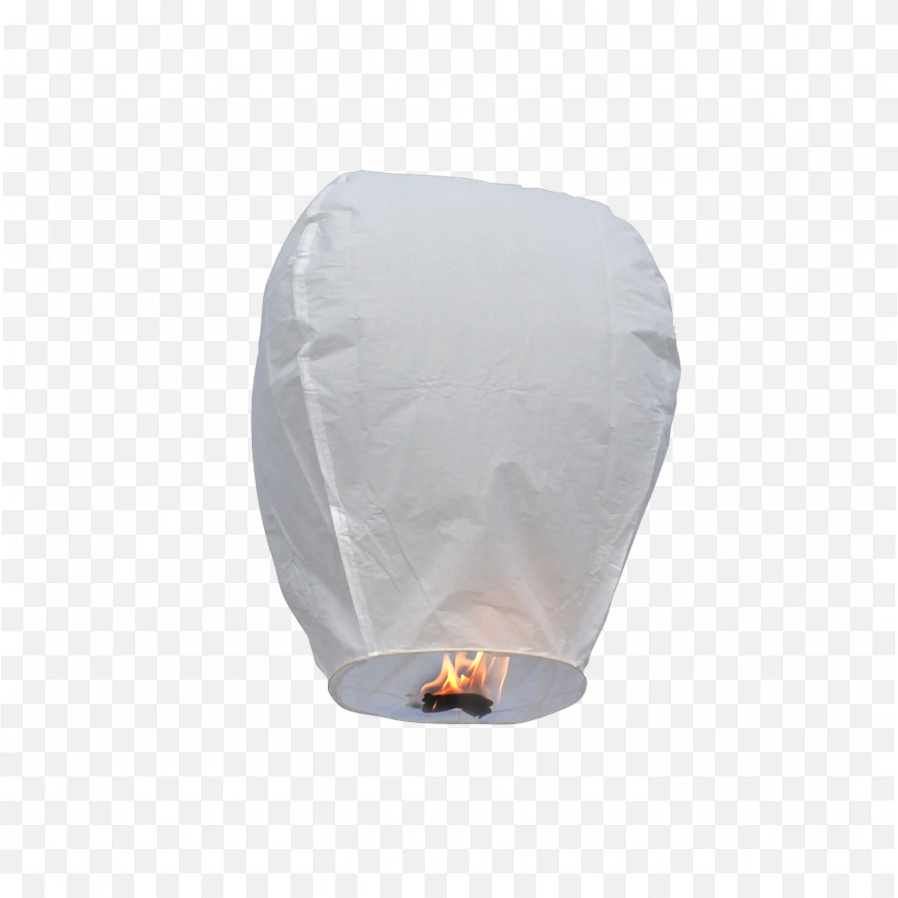 White Lantern Rising In A Peaceful Sky Festival Scene PNG