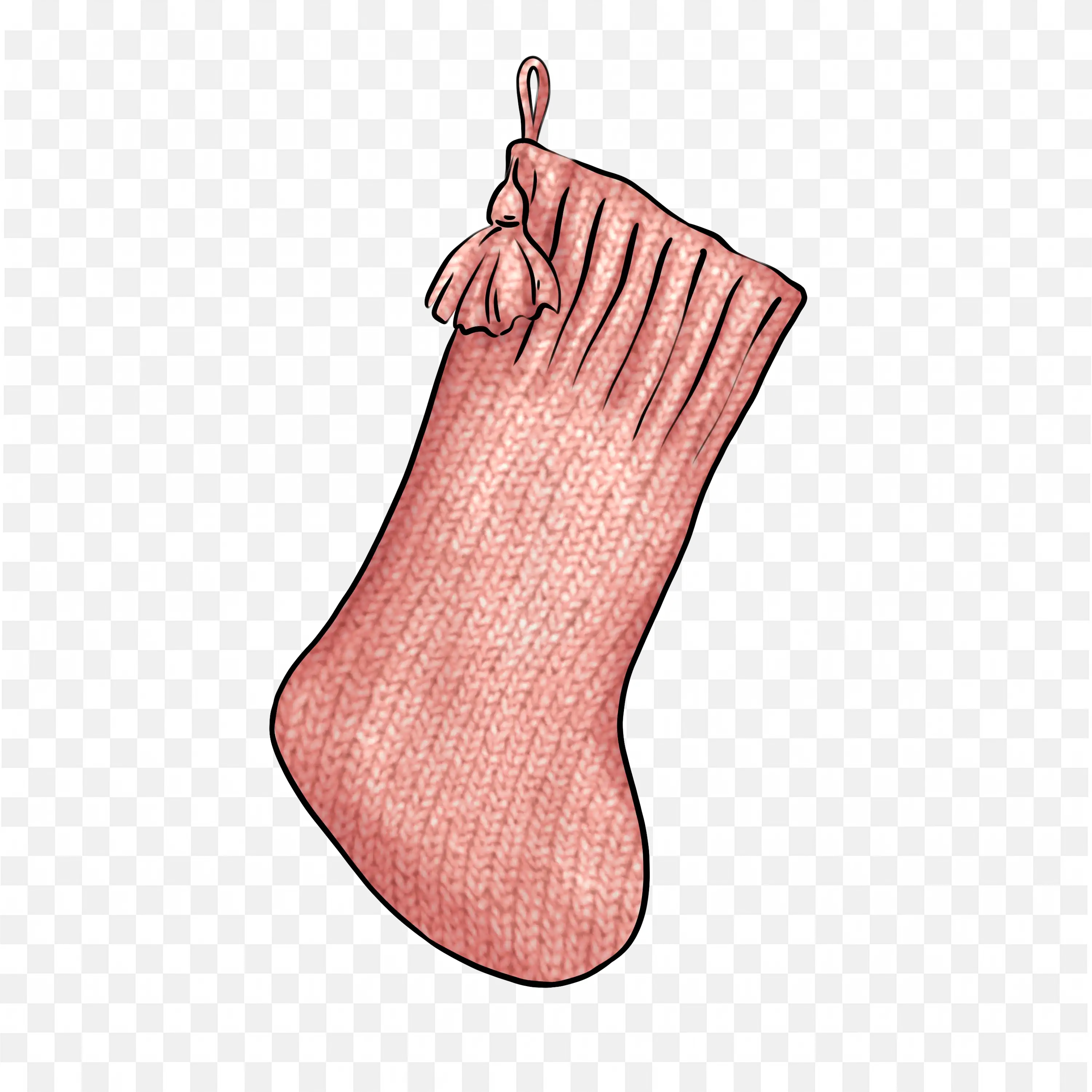 Drawstring Bag with Ribbed Fabric Design Free Png Download