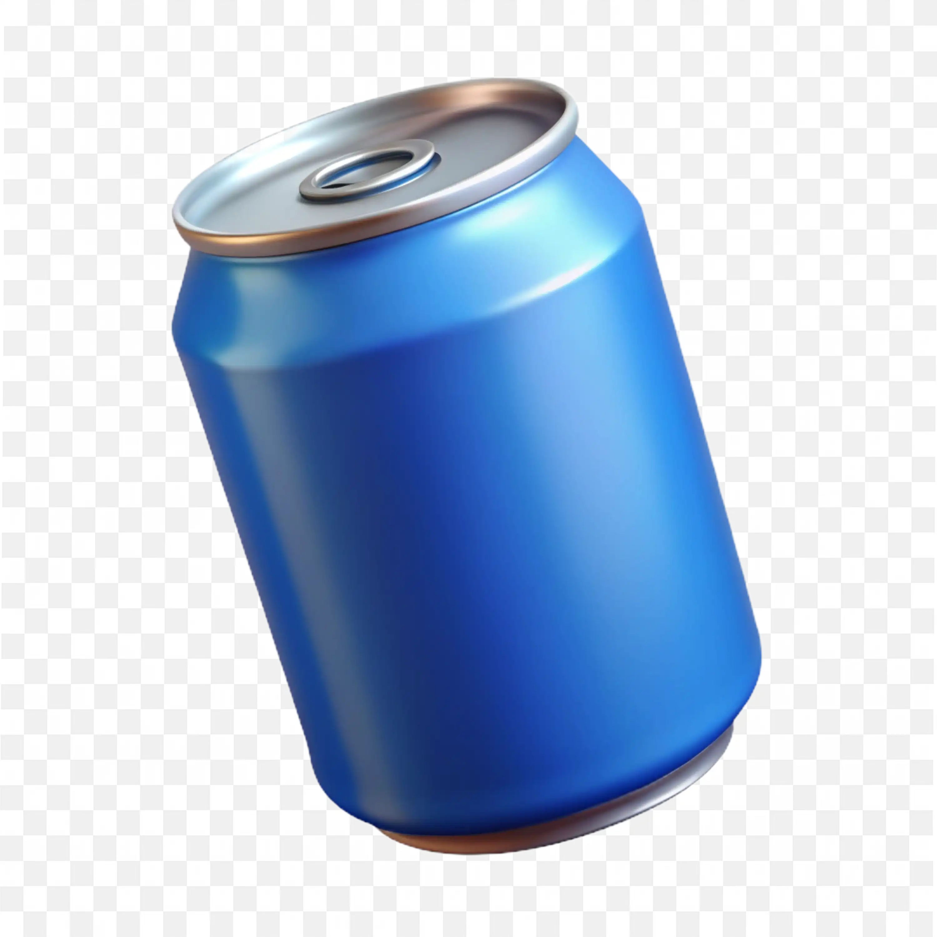 Blue Colour Juice Can Slid Left Png Free Download