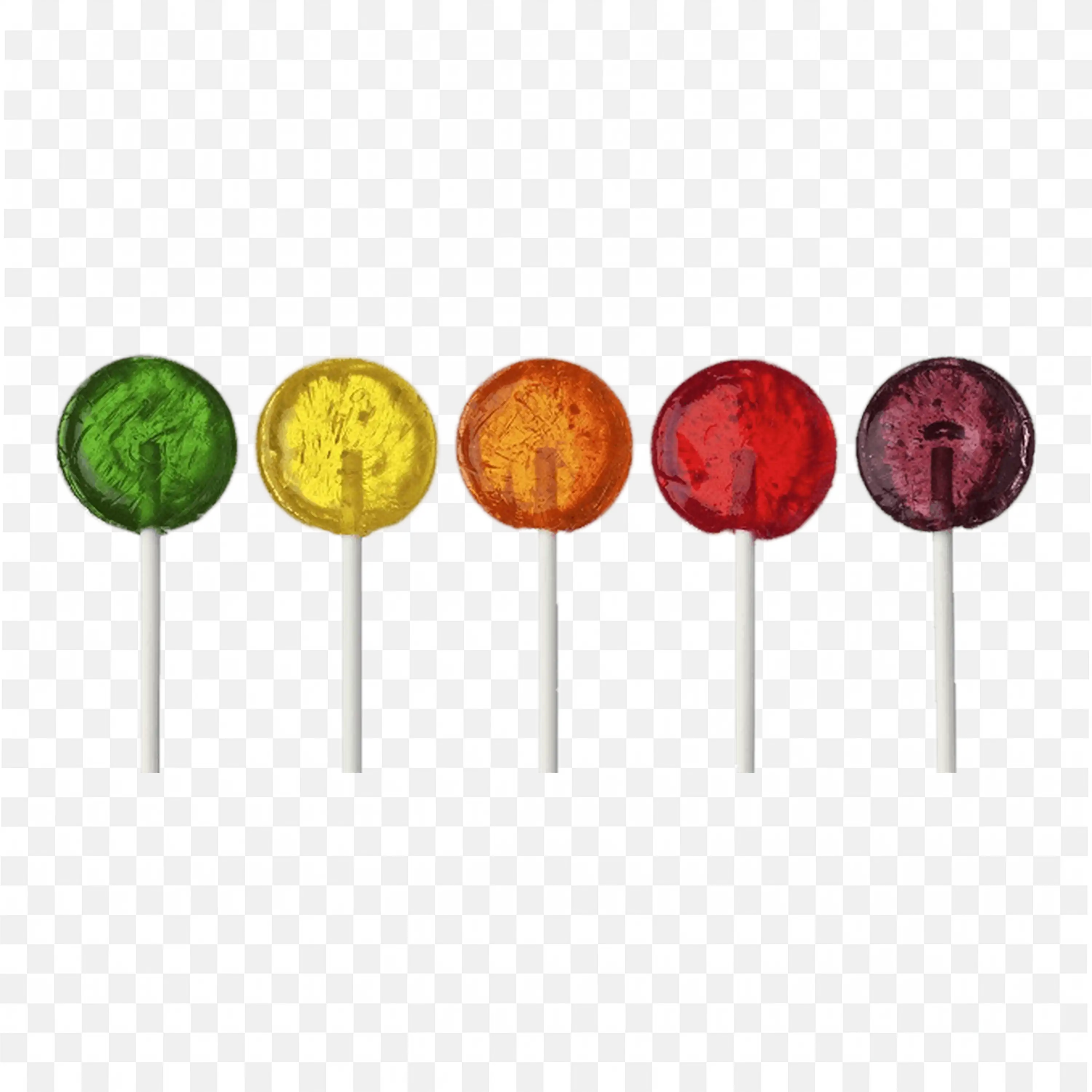 Different Flavors and Colourful Candy Lollipop Free Png