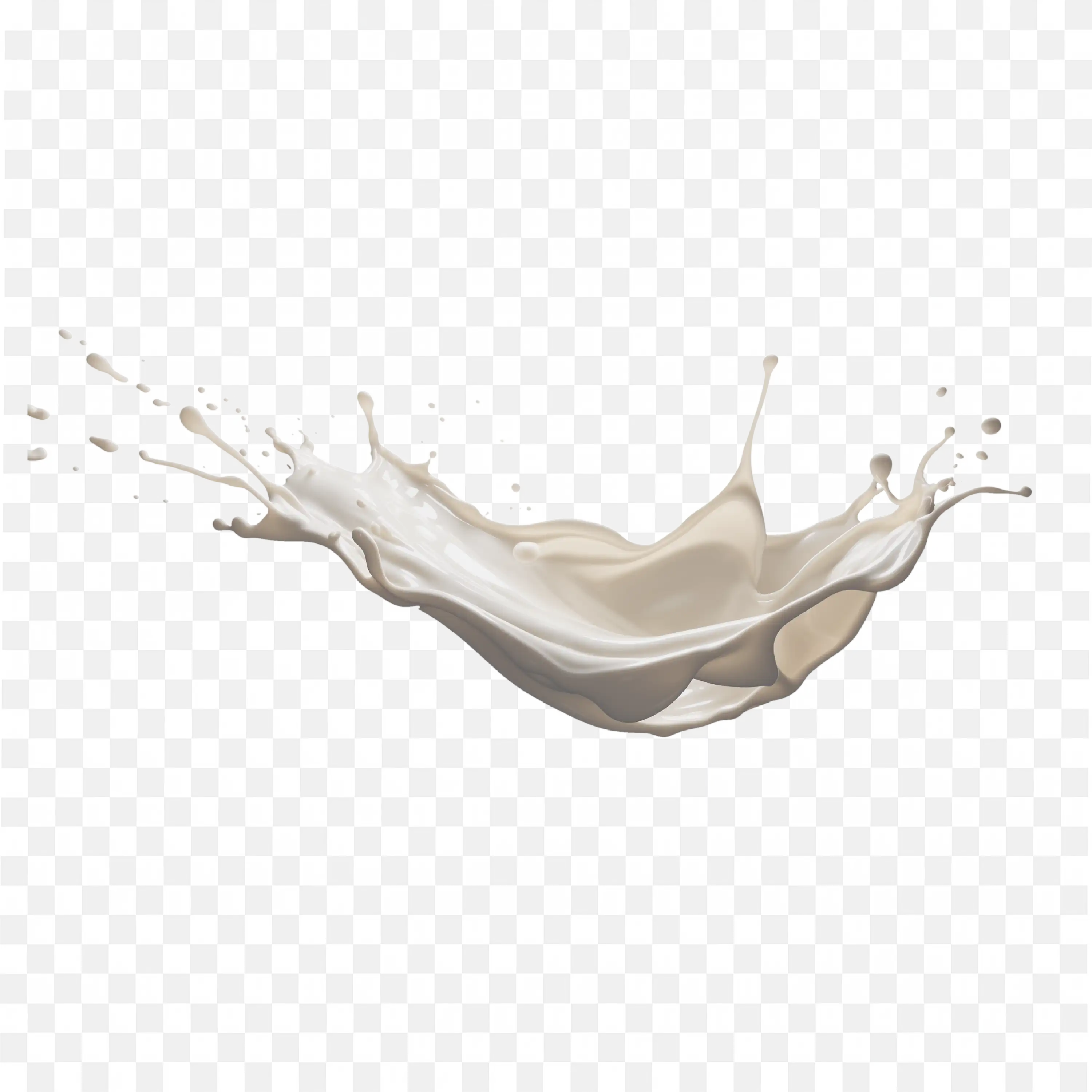 Milk Splash in Air Captured in High Resolution Free Png