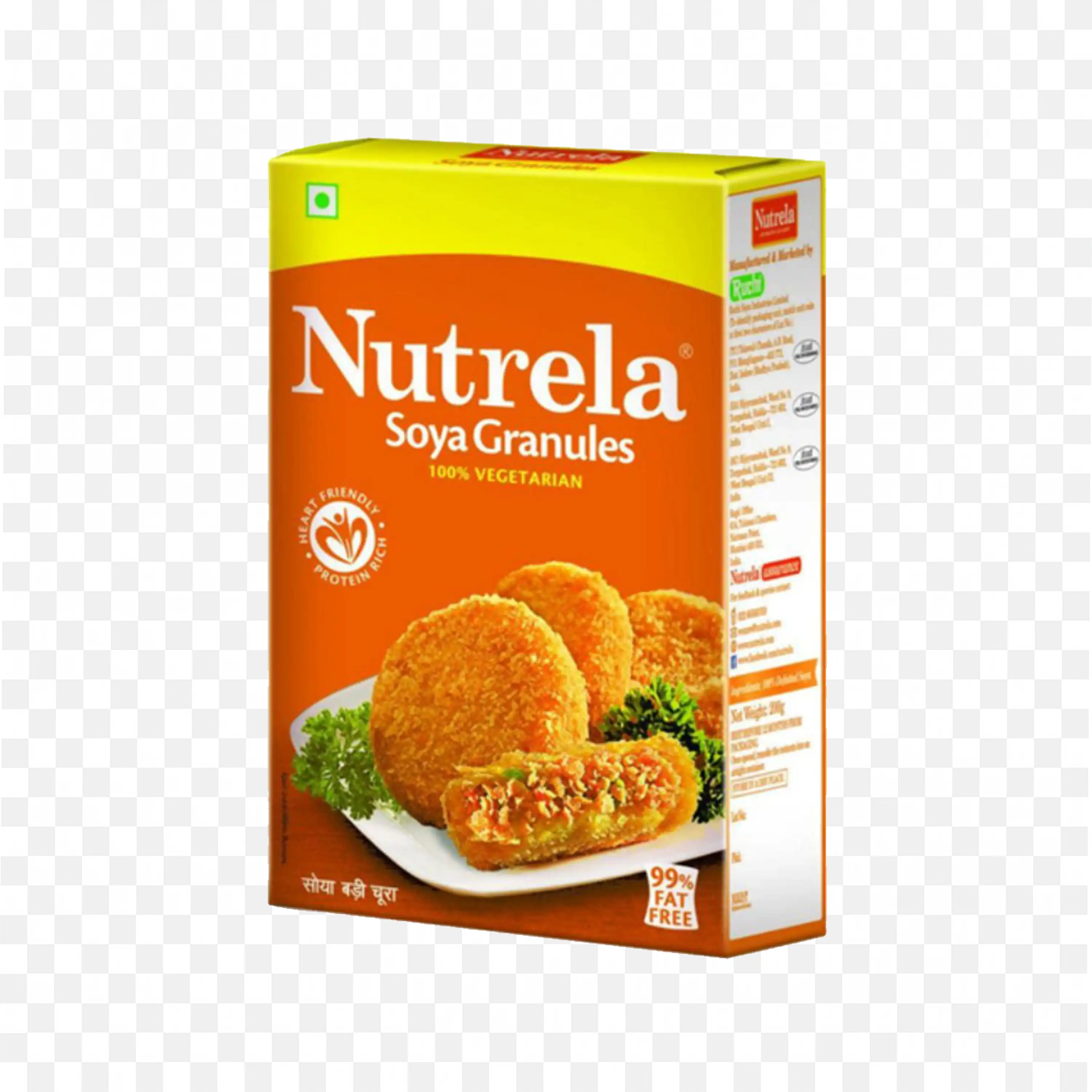 Nutrela Soya Granules Rich in Protein and Vegetarian Png
