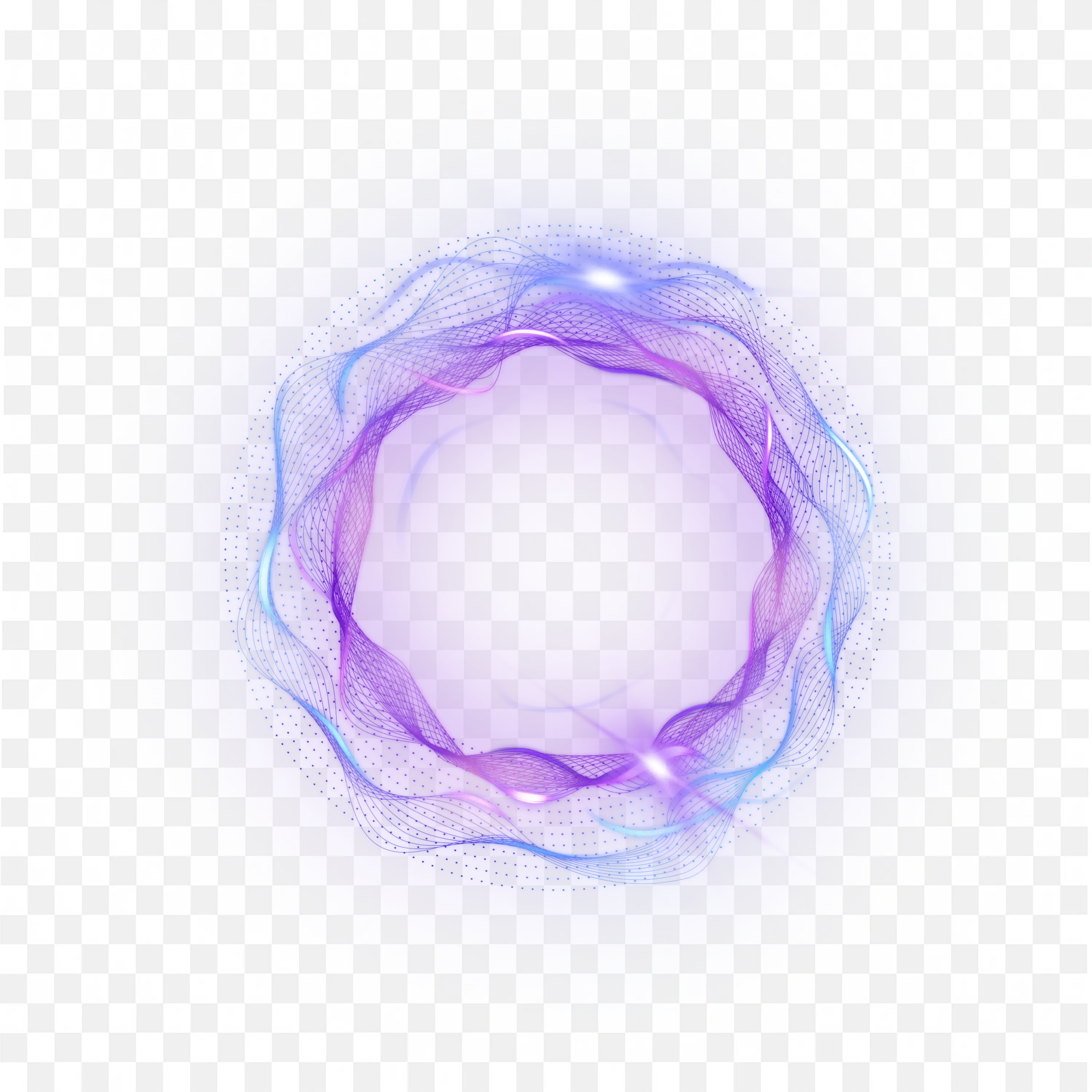 Abstract Purple Light Ring Vector Glow Effect Png Download