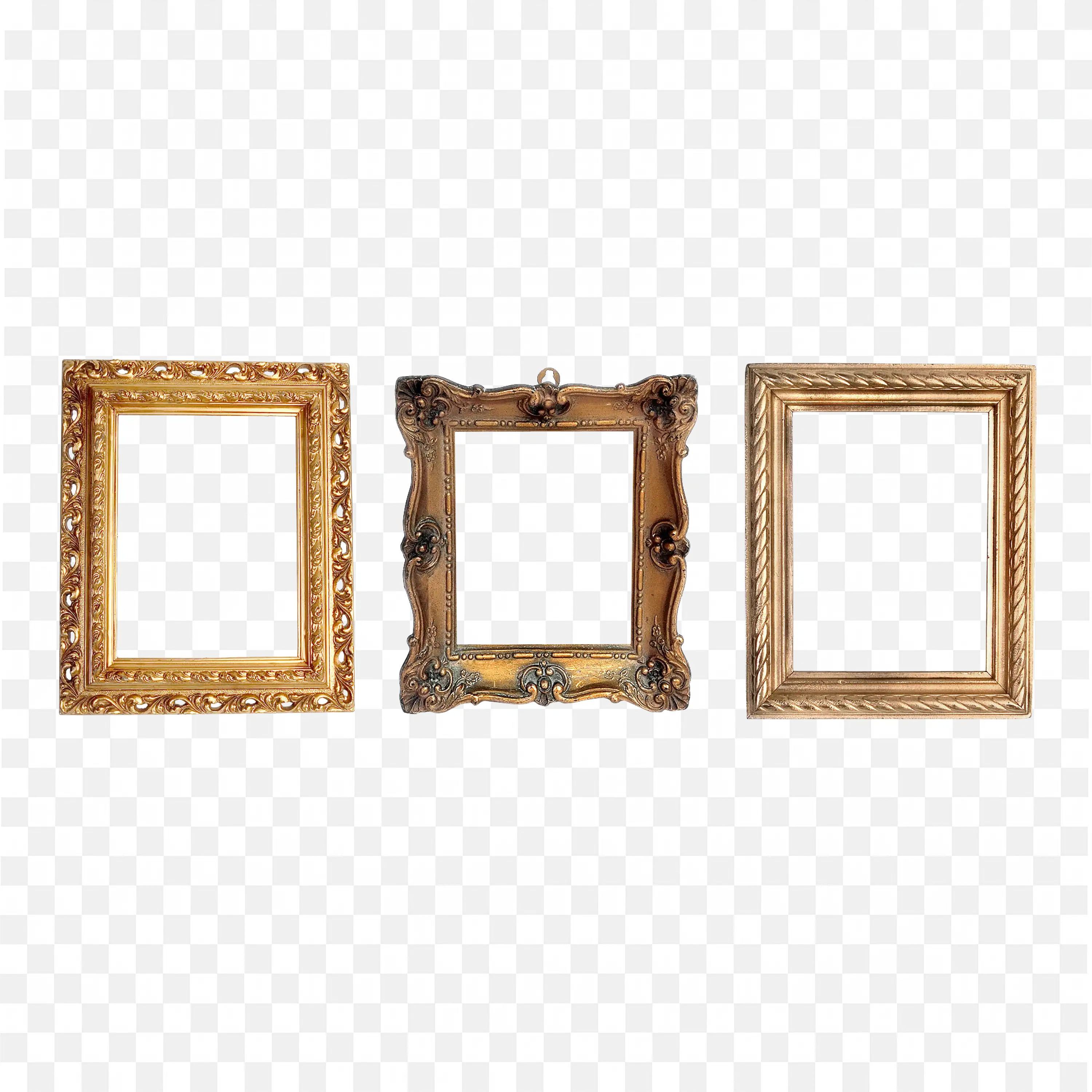 Antique Gold Frames  Ornate Vintage and Classical Style Art