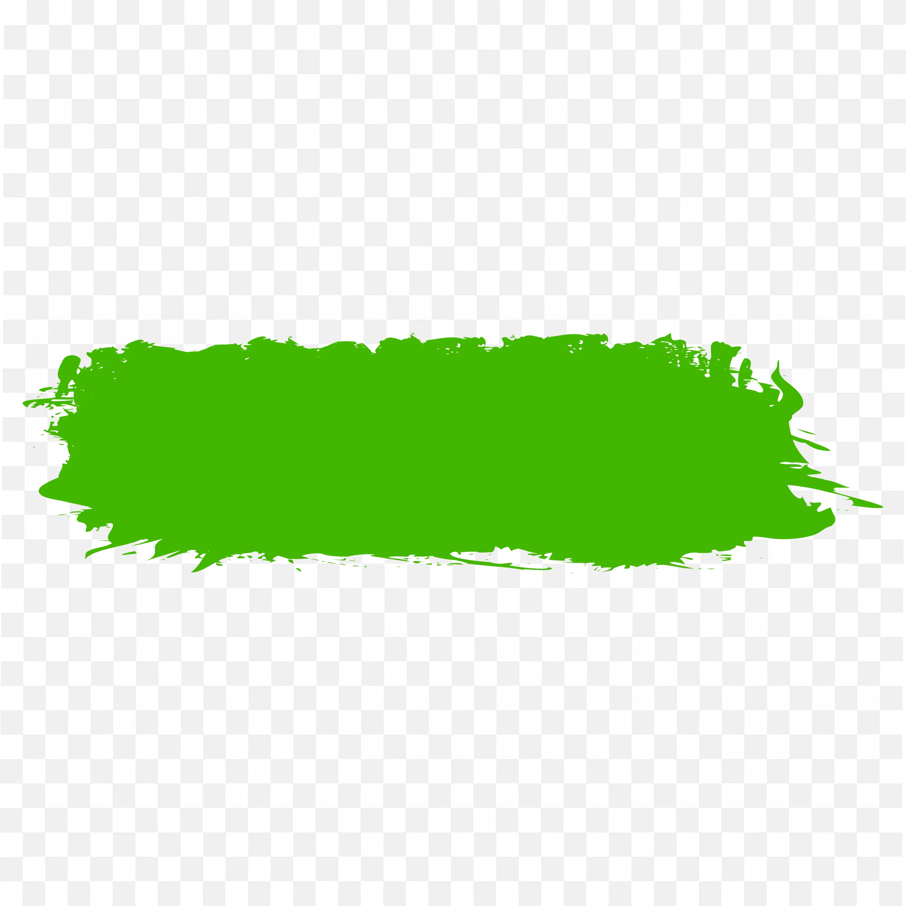 Bright Green Paint Brush Stroke Texture Frame Png Download