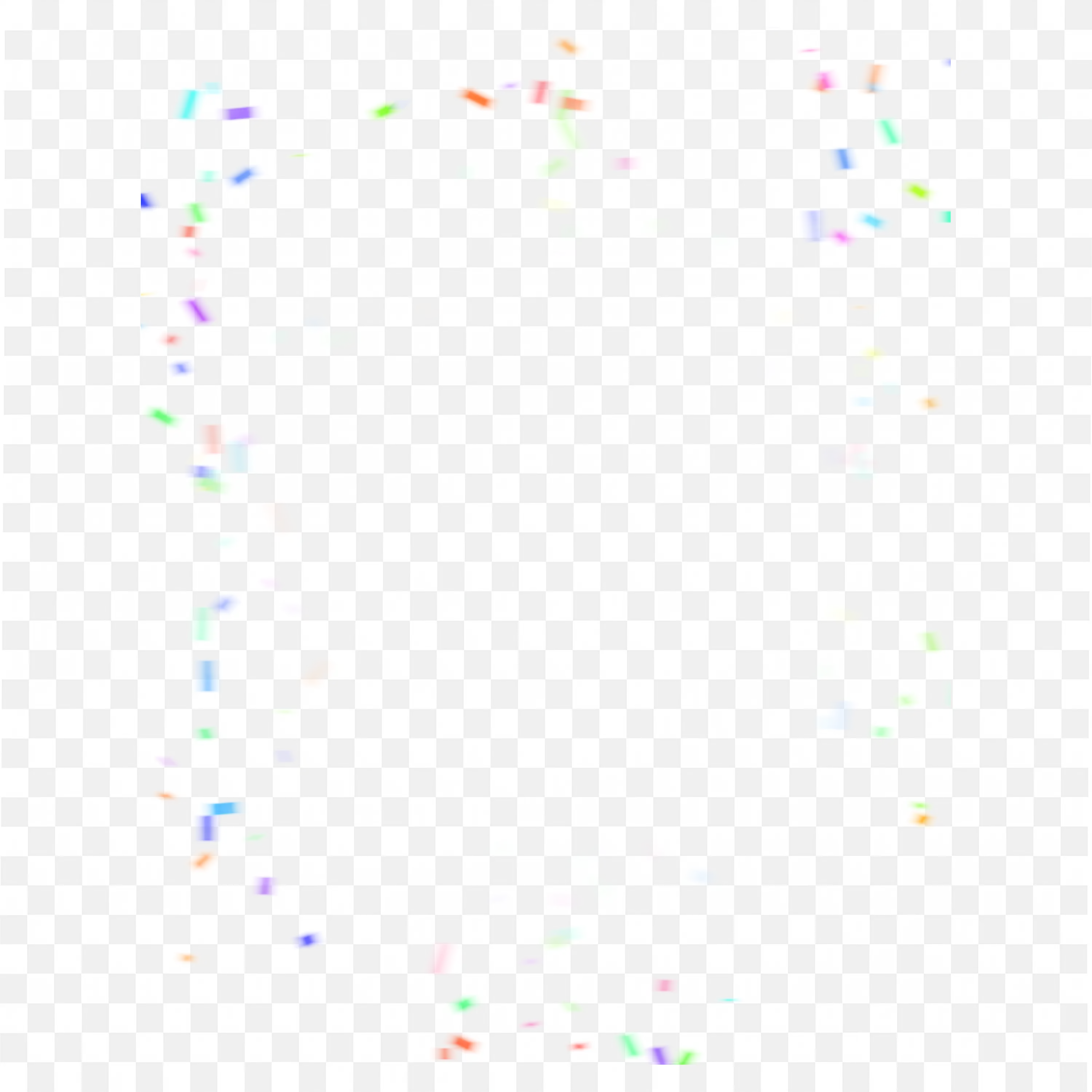 Confetti Dot Frame Colorful Celebration Border Png Art