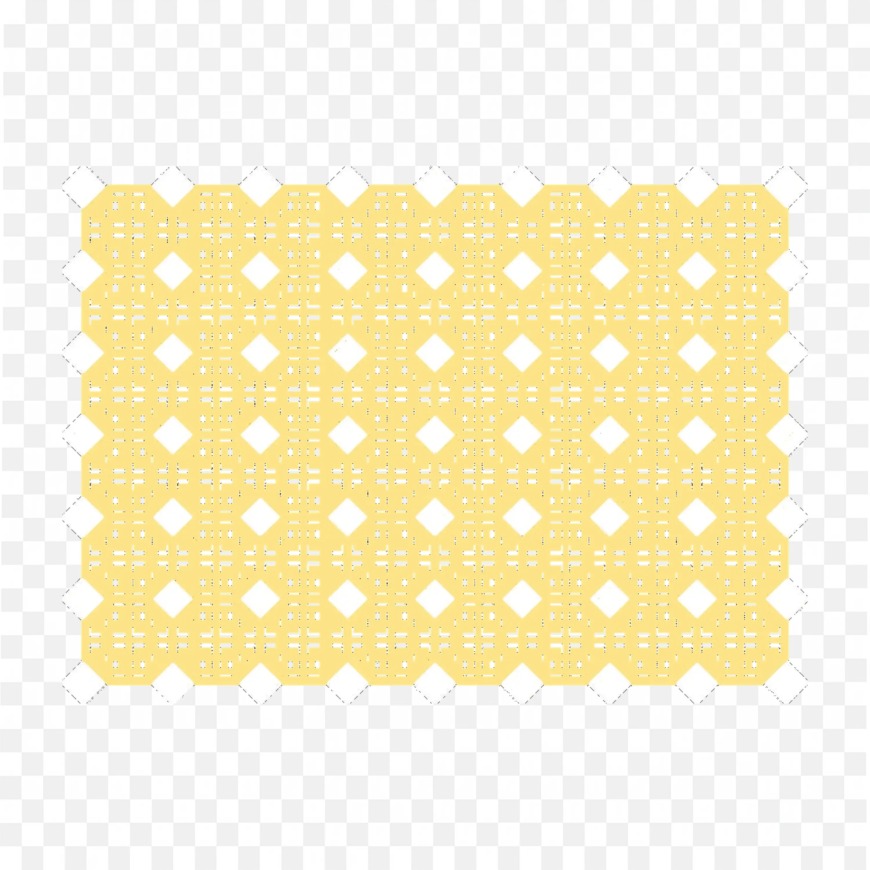 Cream and White Diamond Pattern Seamless Geometric Design