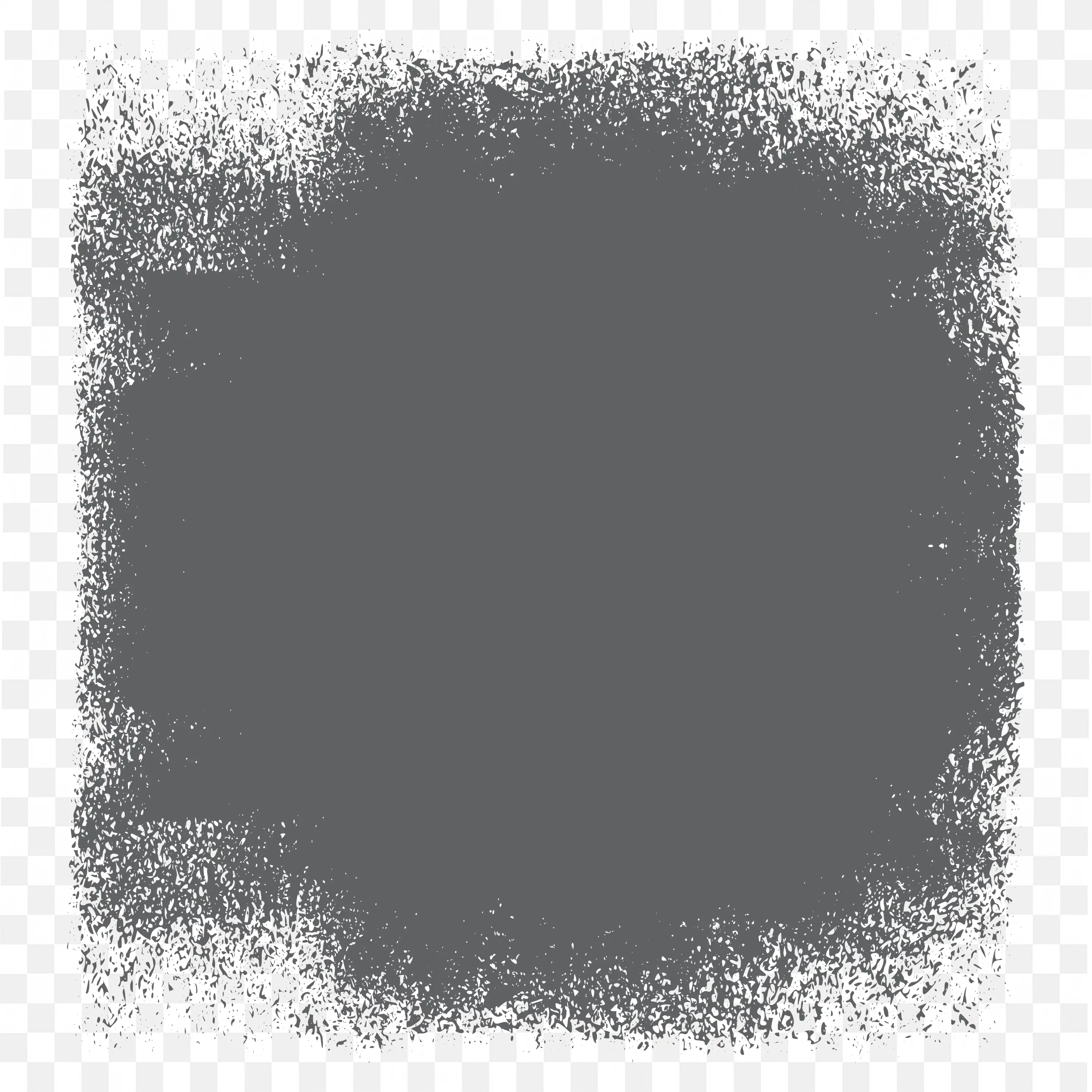 Dusty Black Texture Frame with Faded Edges Background
