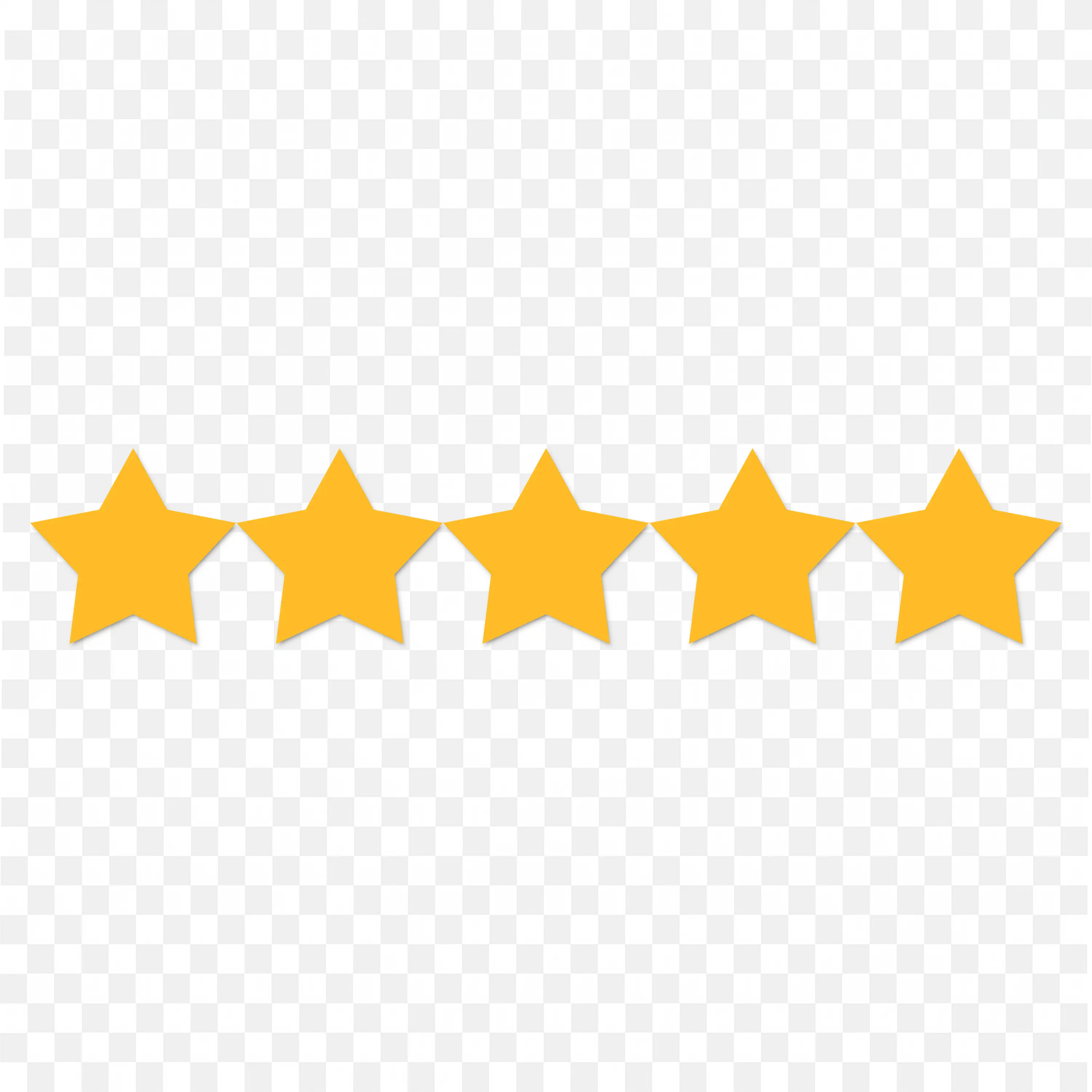 Golden Five Star Rating Bar Review Score Frame Design Png