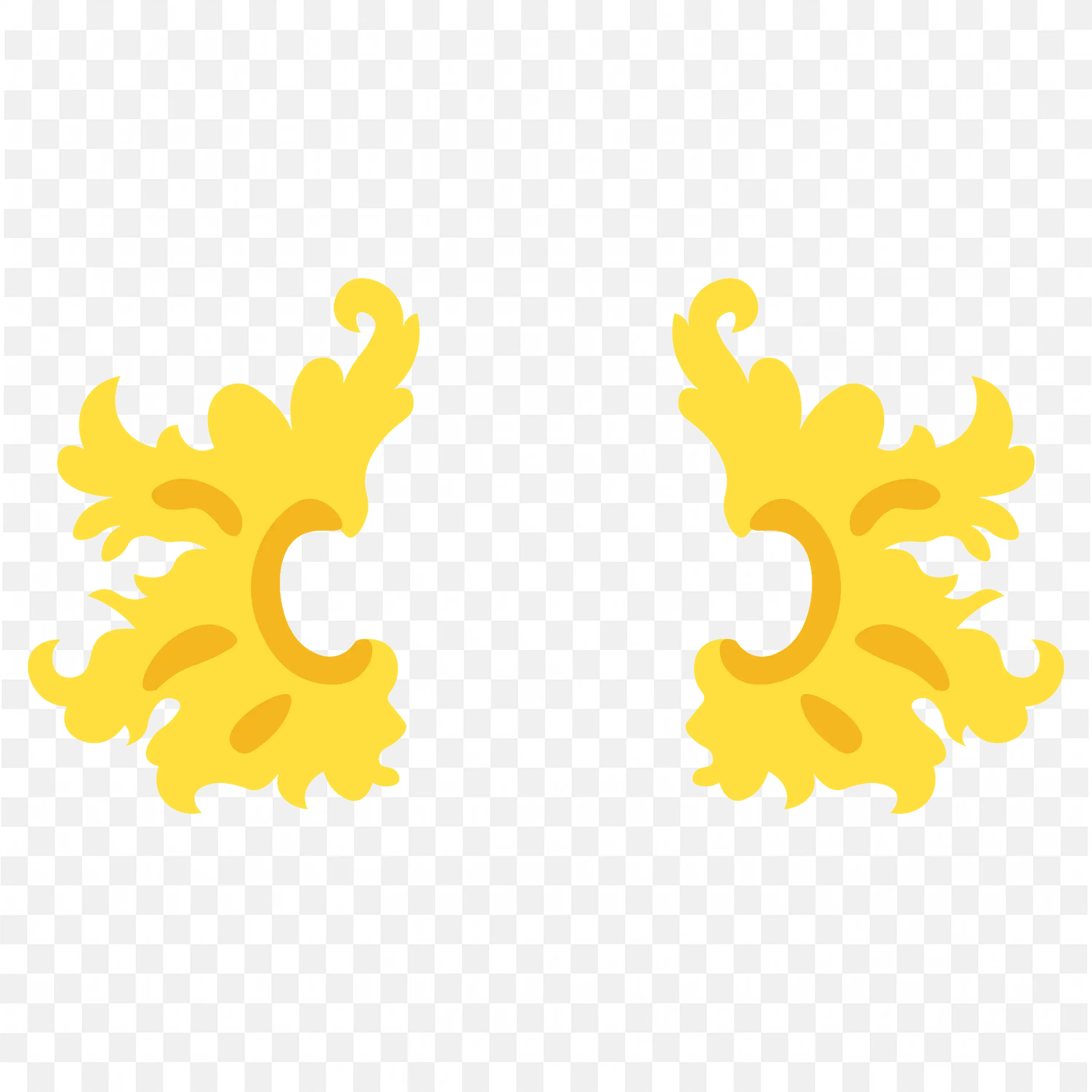 Golden Floral Corner Accent Frame with Vintage Look