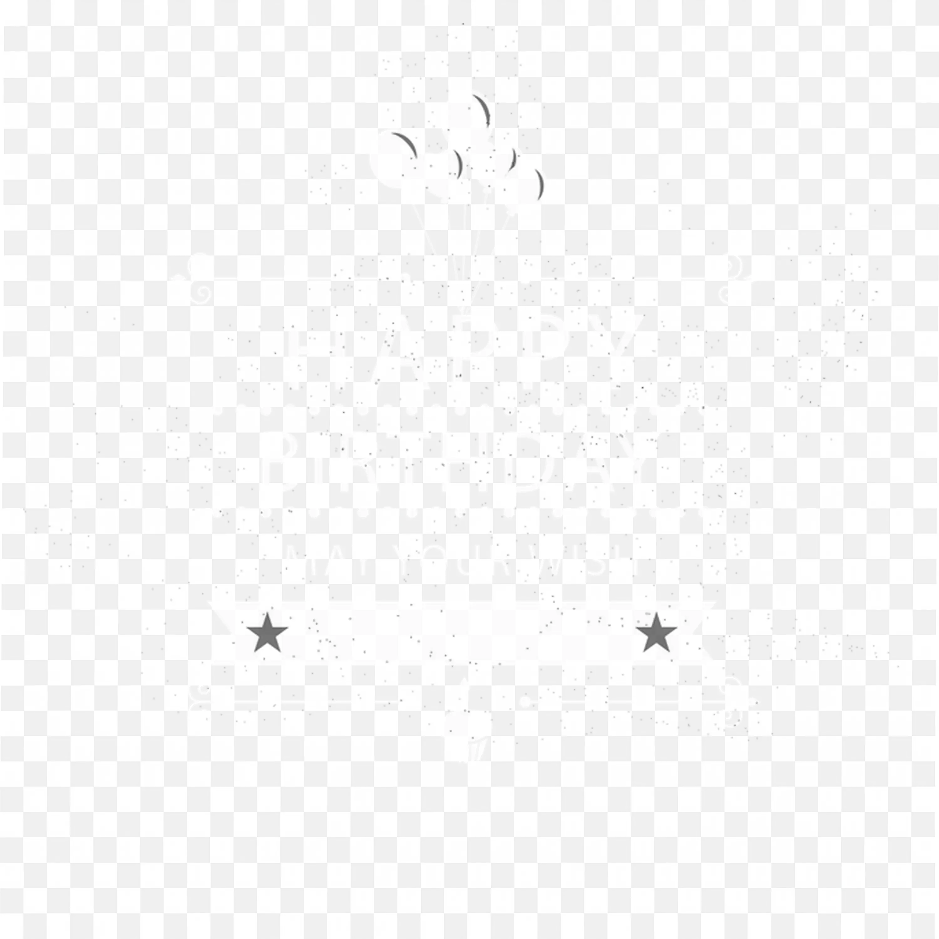 Happy Birthday Card Retro Chalkboard Style on Whitedownload