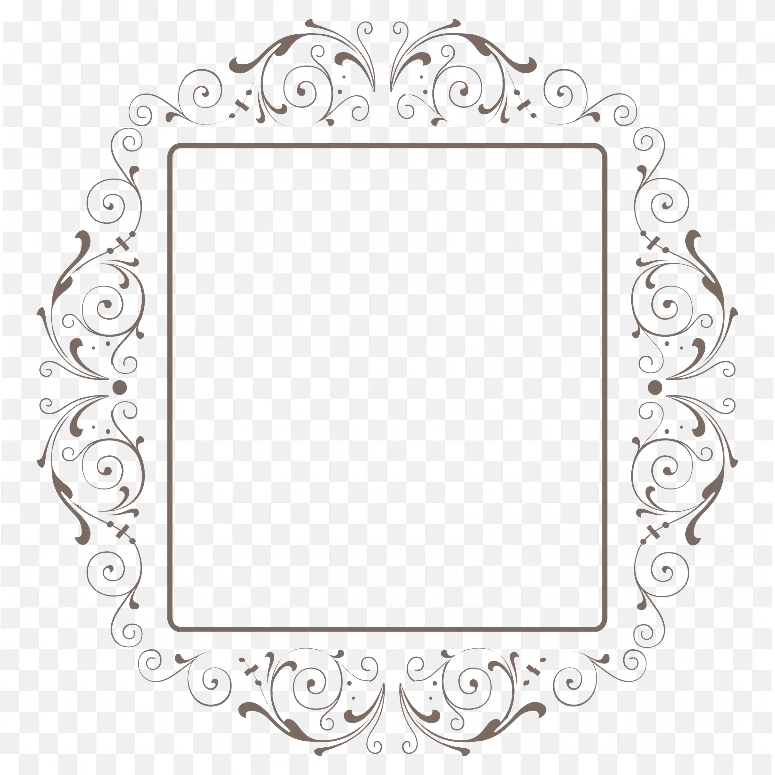 Intricate White Oval Frame with Victorian Lace Border