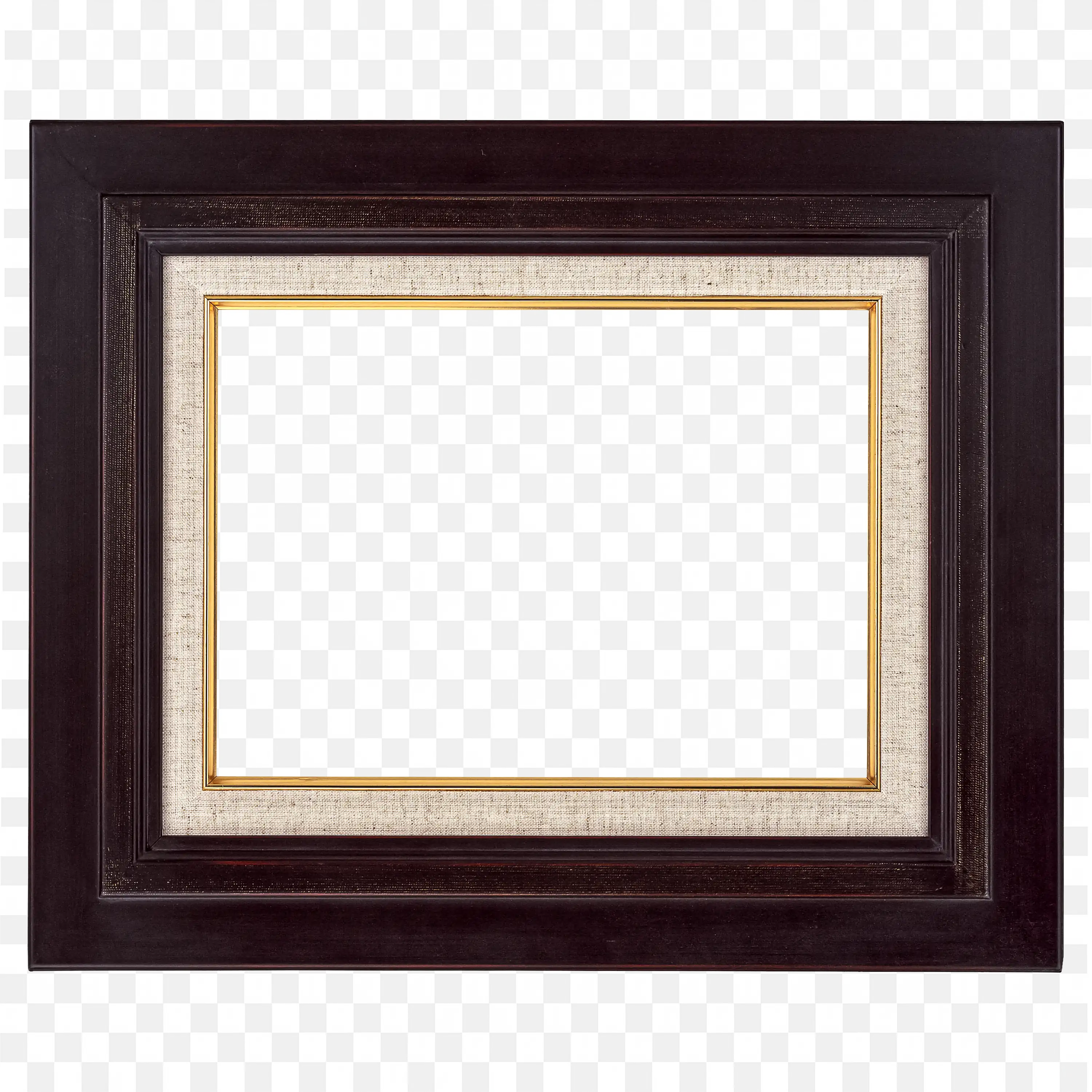 Light Wood Textured Photo Frame with Rounded Rectangular Border