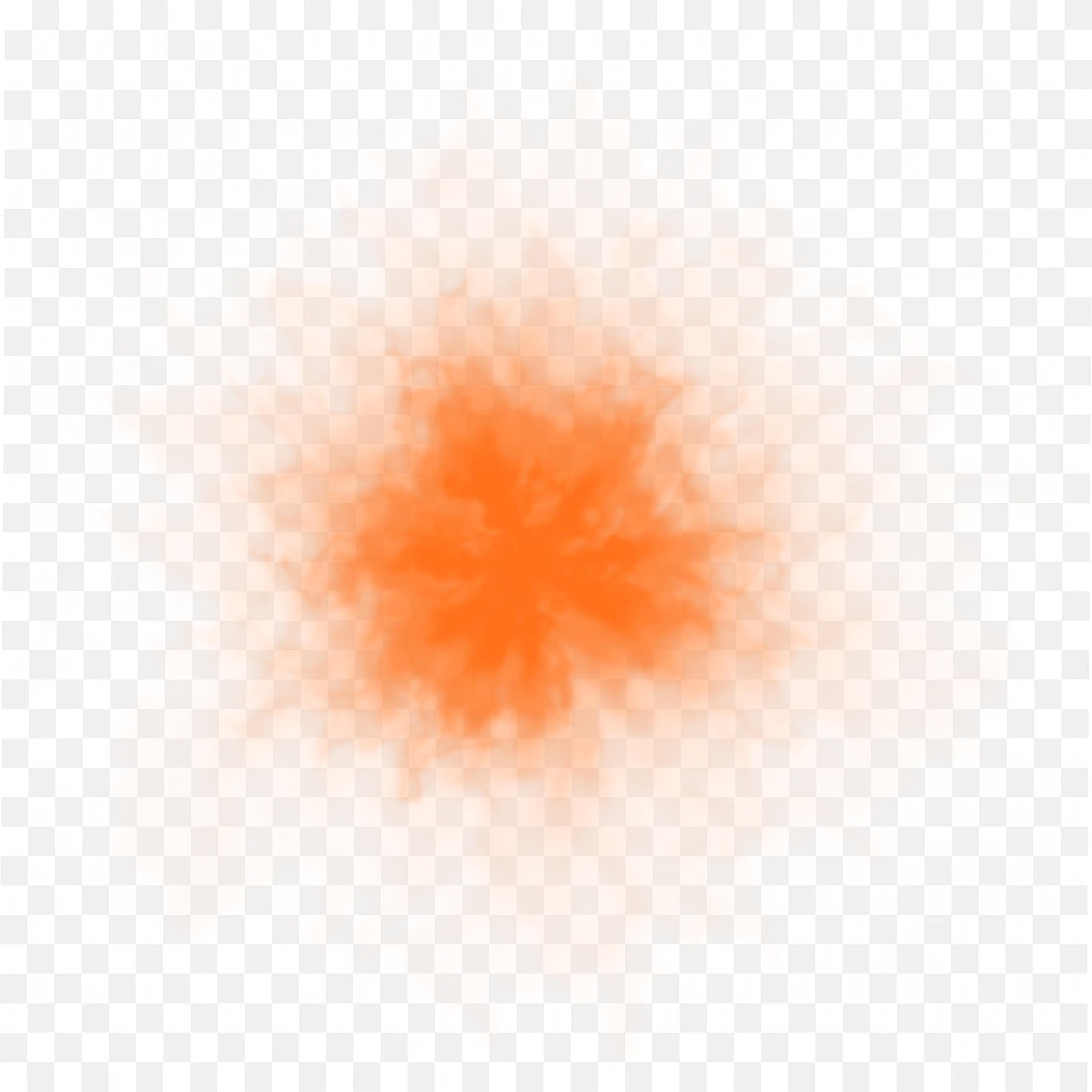 Orange Paint Brush Stroke Abstract Soft Texture Frame Png