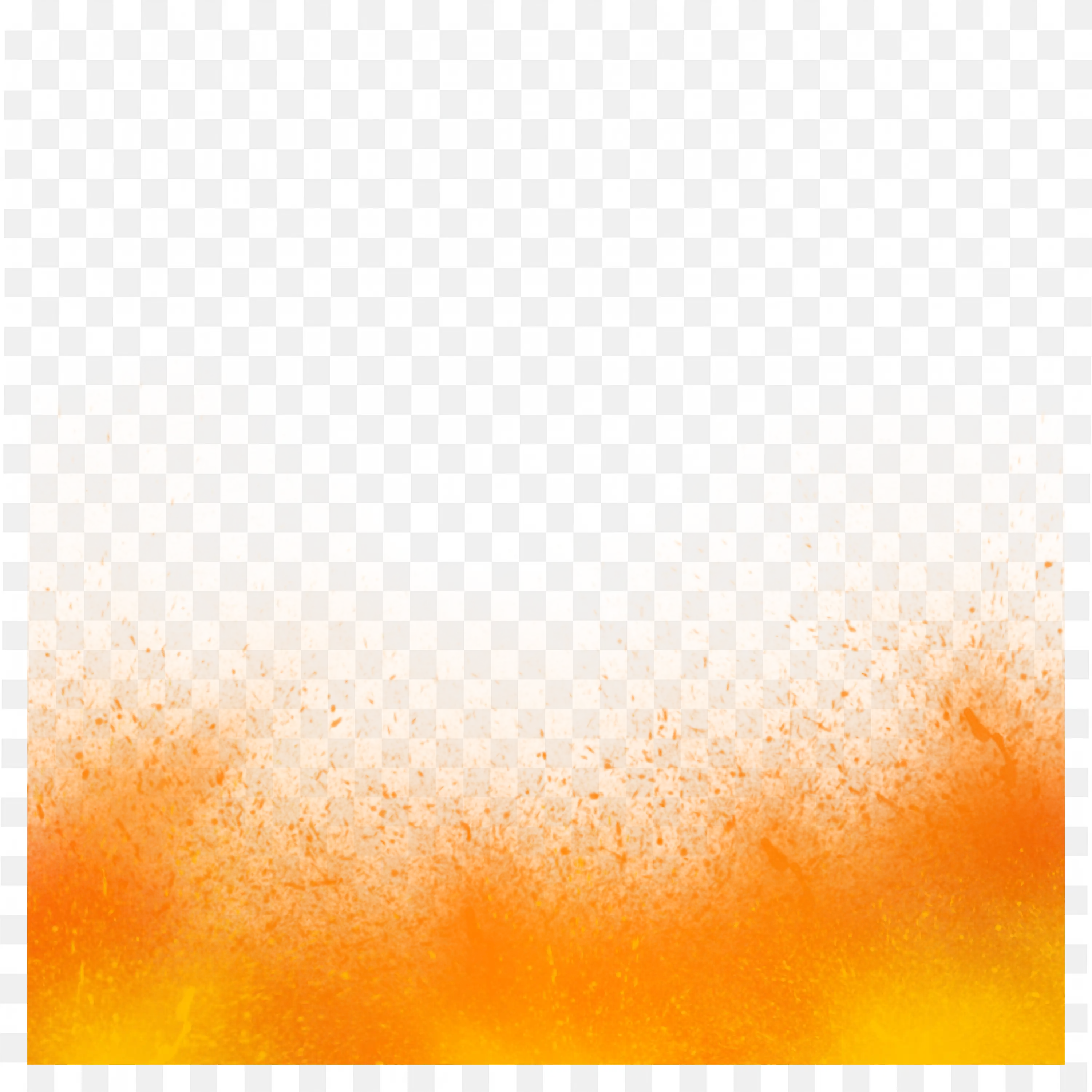 Orange Spray Texture Faded Grunge Abstract Border Frame
