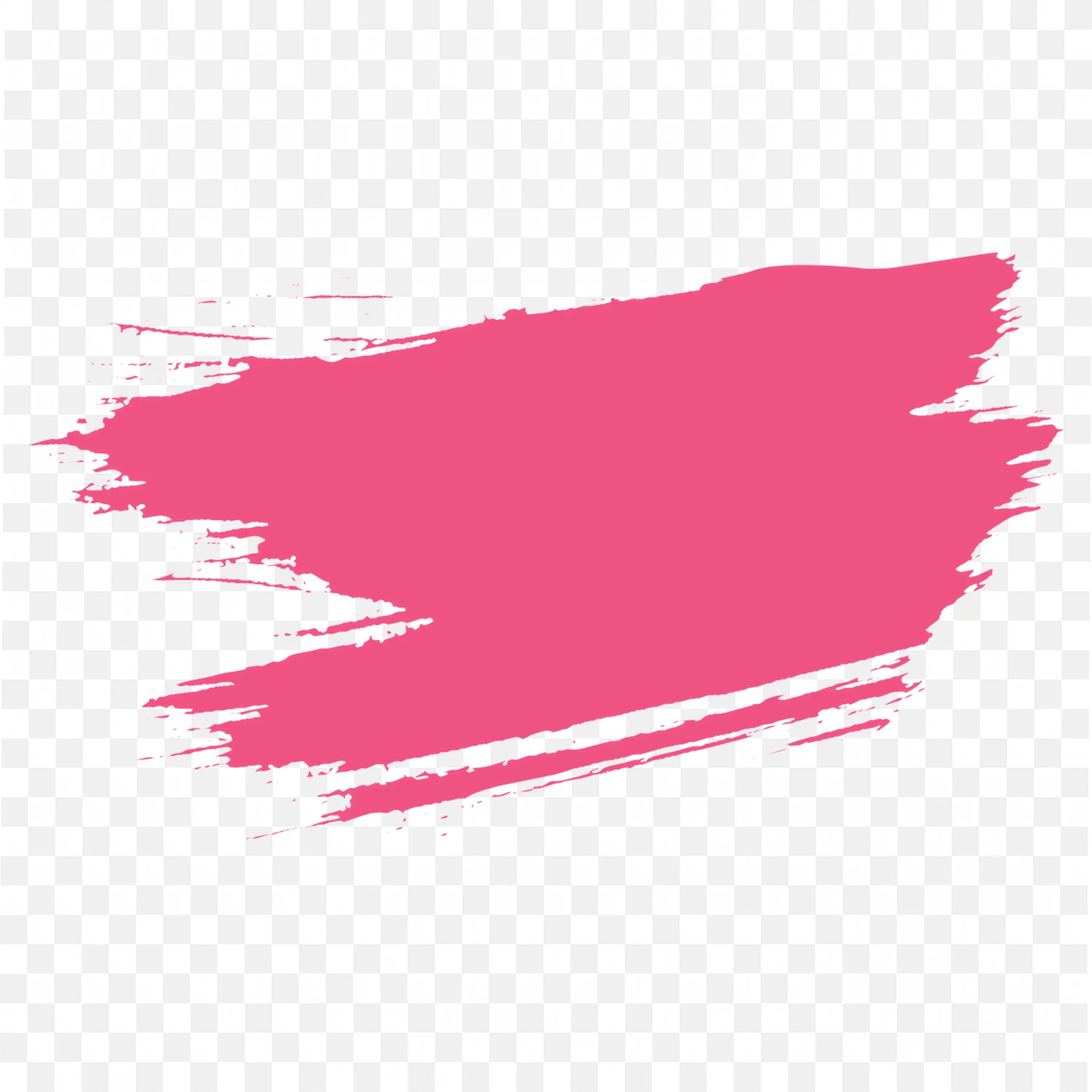 Pink Paint Brush Stroke Rough Artistic Decorative Frame