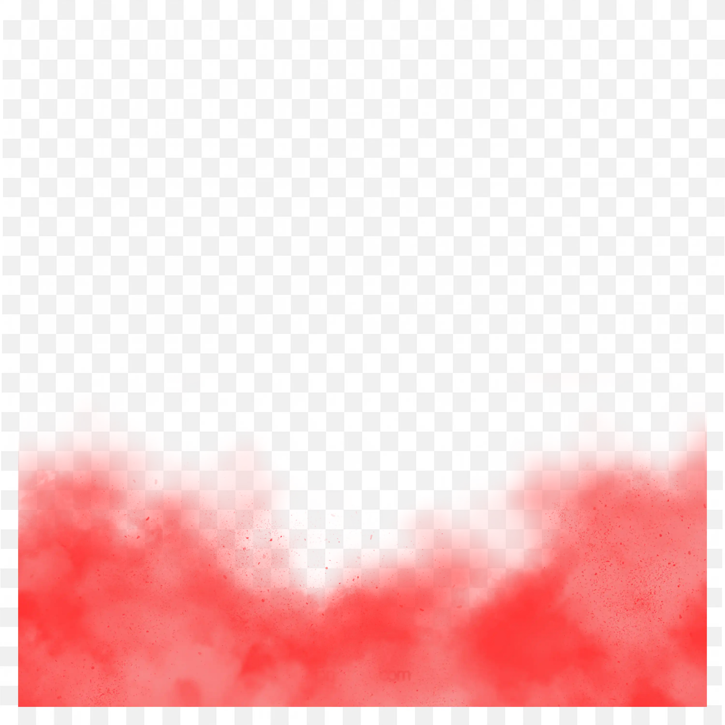 Red Fog Splash Paint Mist Abstract Watercolor Frame Png
