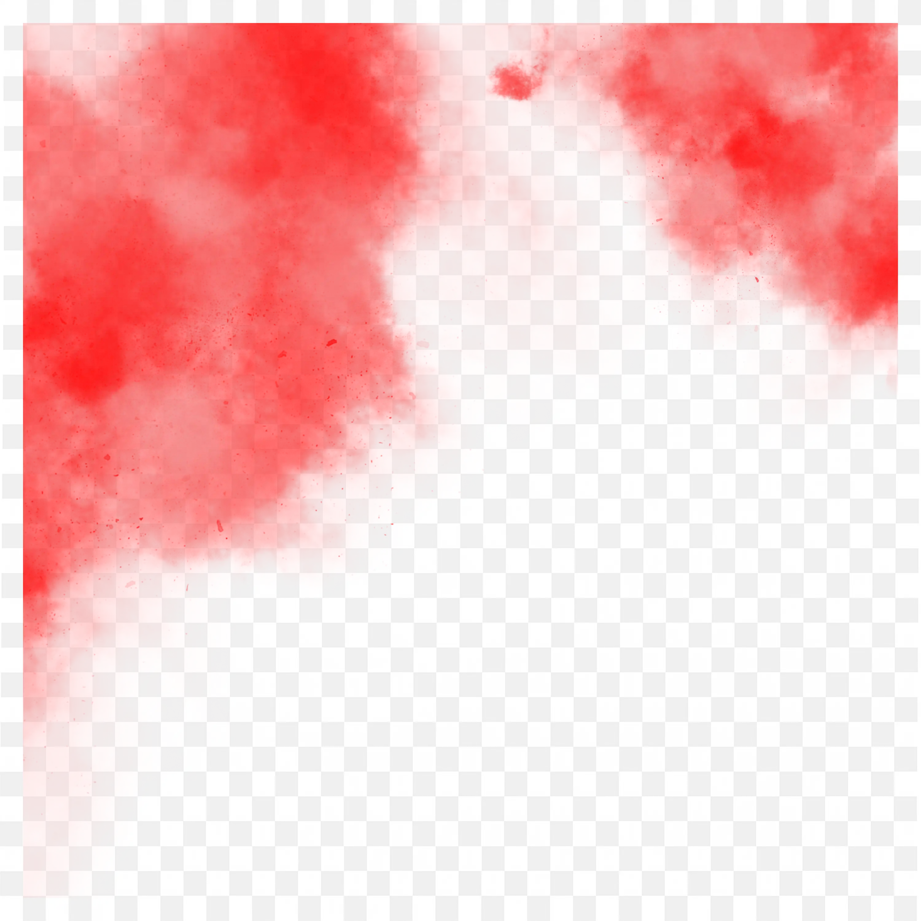 Red Ink Cloud Wash Texture Artistic Splash Frame Design