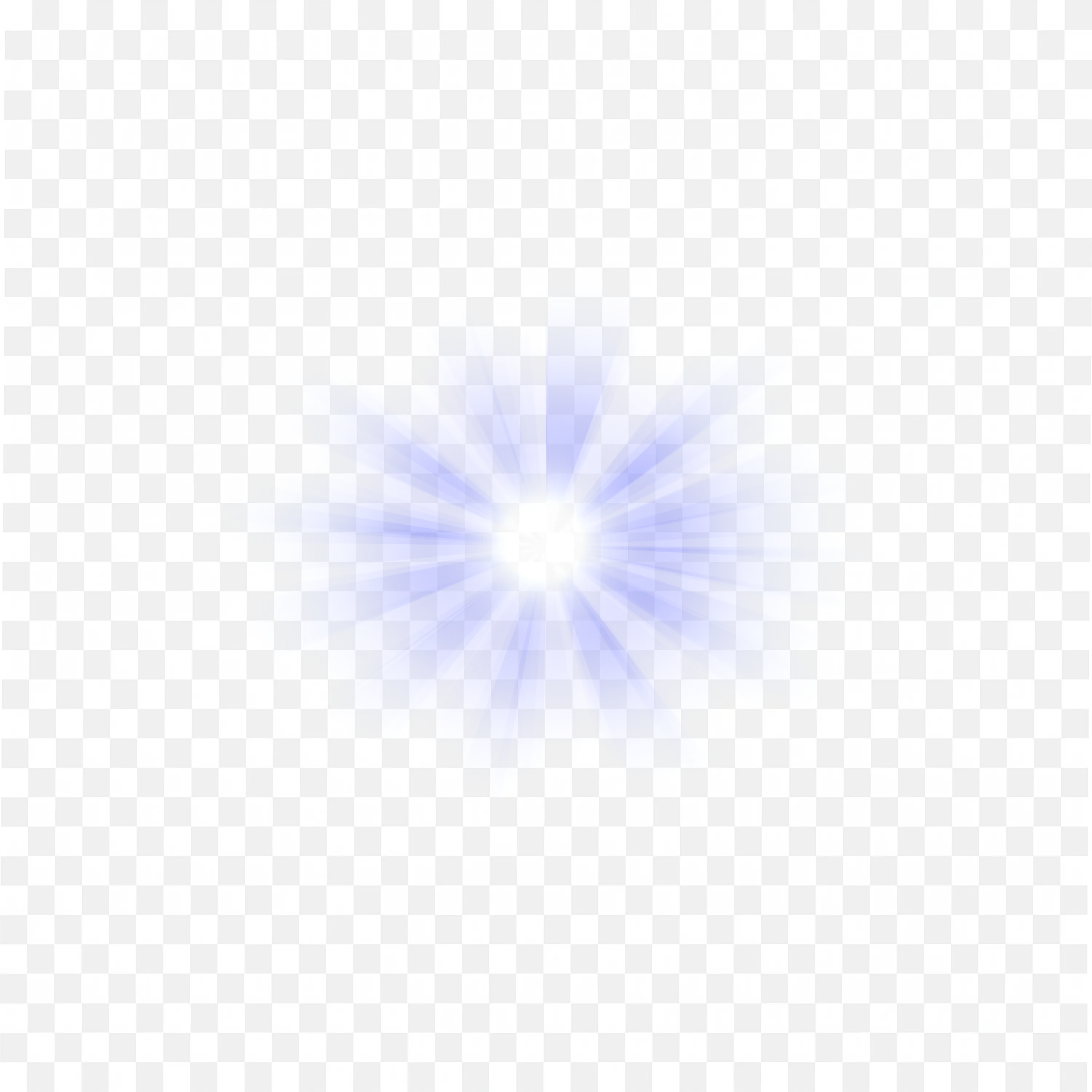 Soft Blue Radiant Light Flower Burst Glow Frame Png