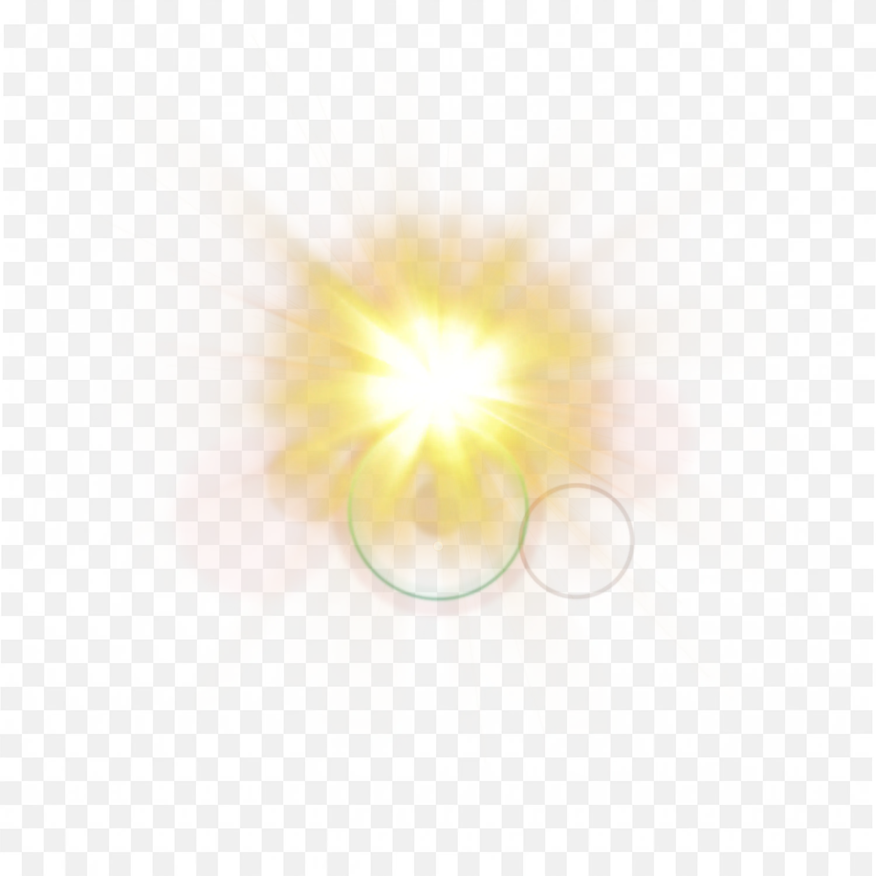 Soft Glow Sunburst Light Flare Radiant Energy Frame Png