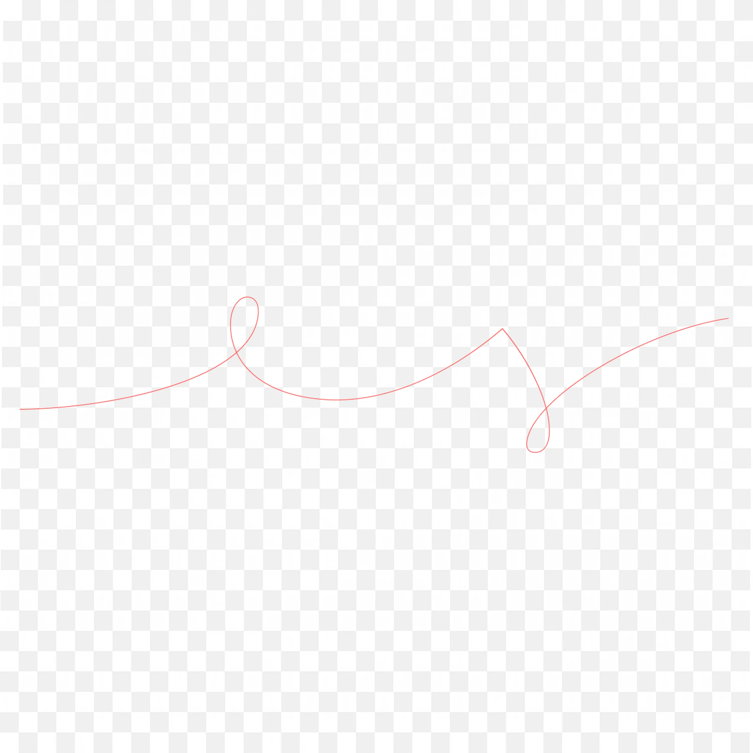 Soft Pink Wave Line Frame Elegant Minimal Border Png