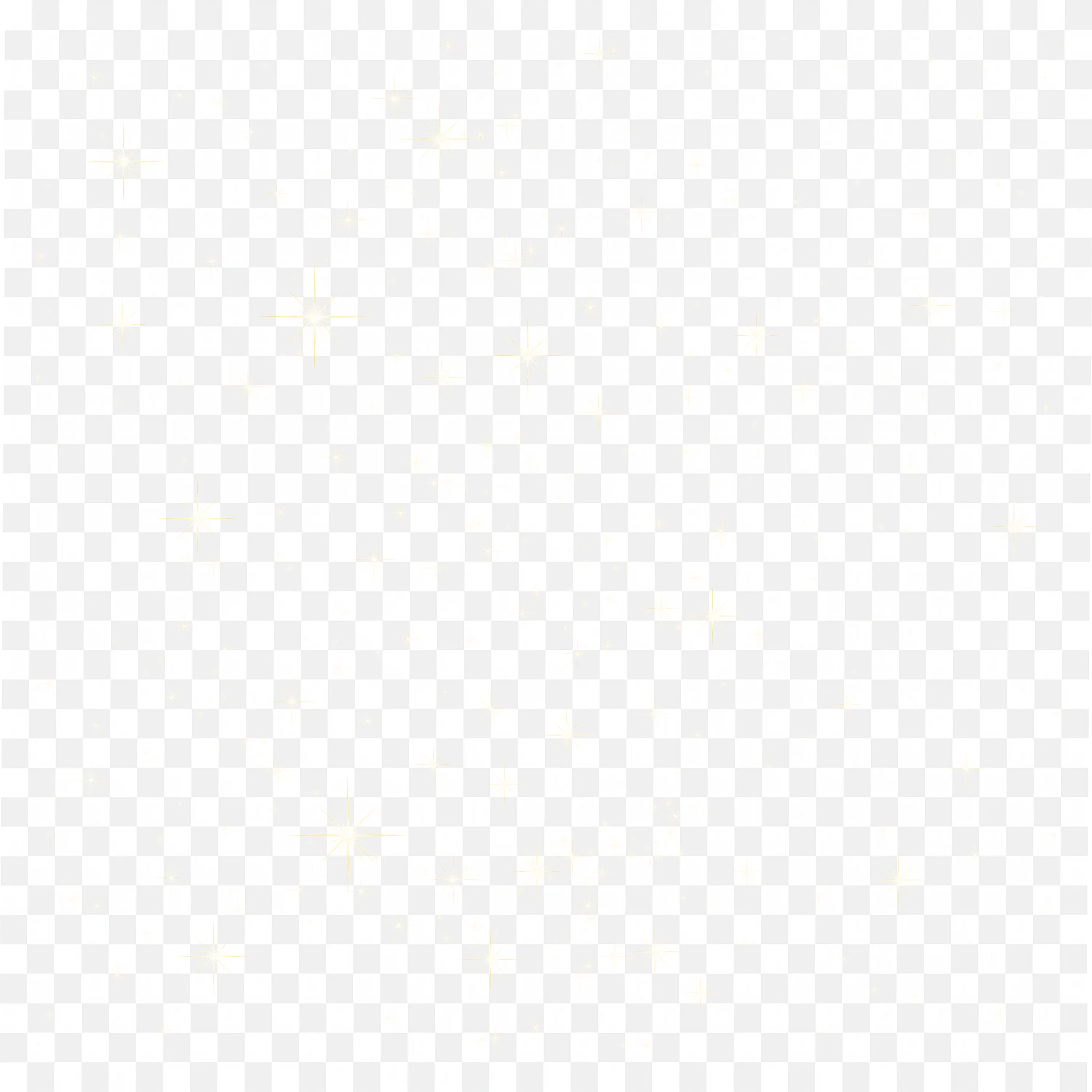 White Starry Background  Stylized Stars Of Varying Brightness