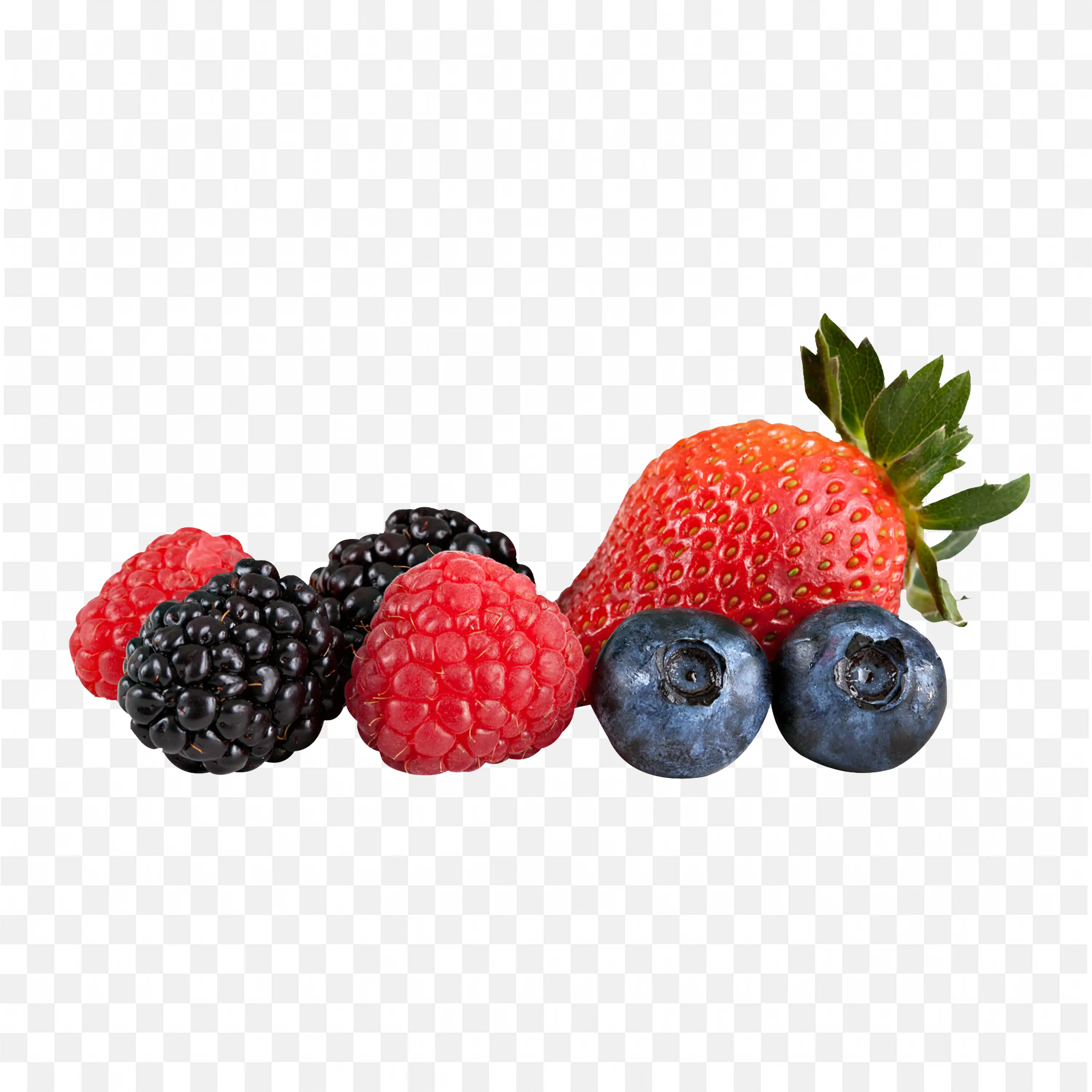 Assorted Fresh Mixed Berries For a Colourful Snack Png