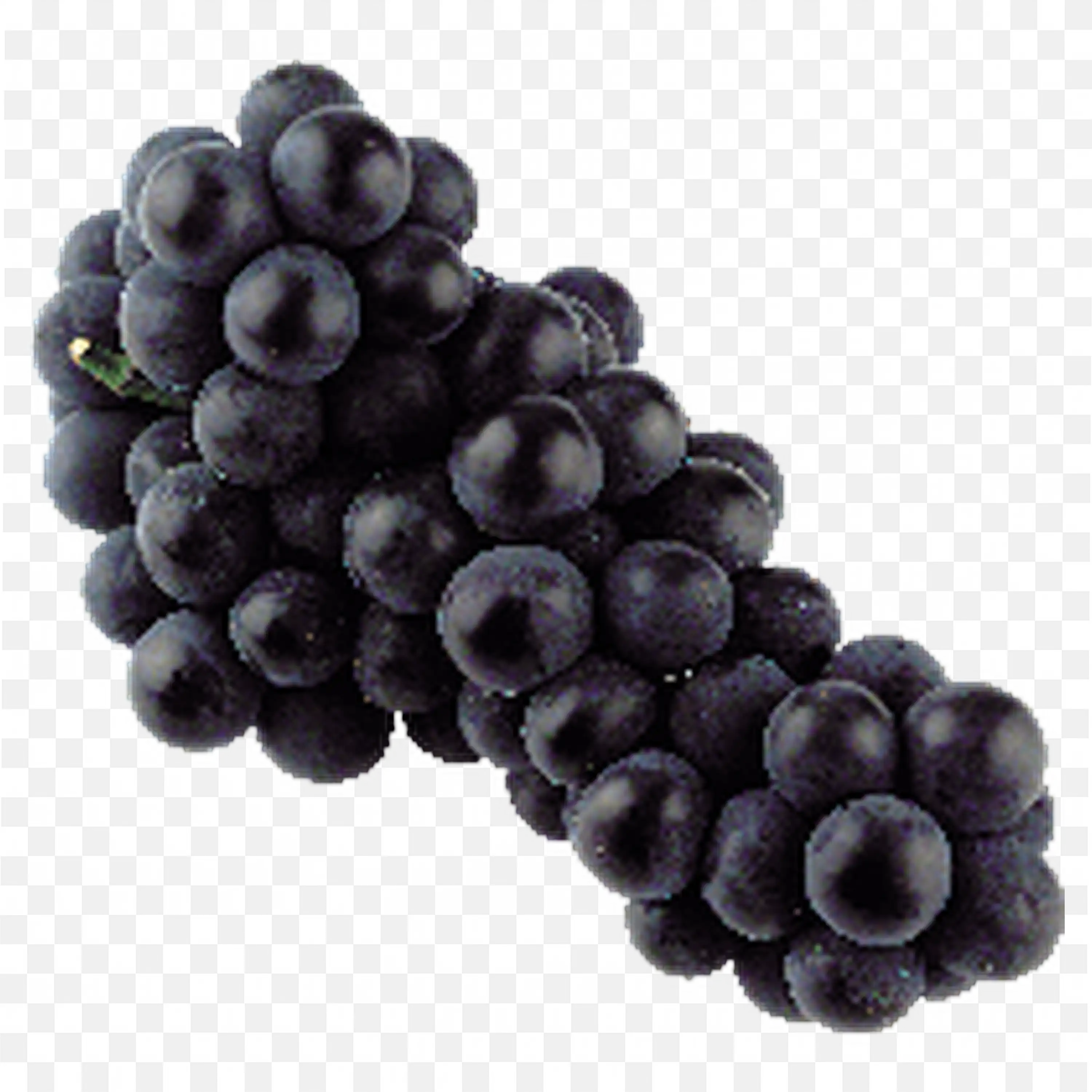 Bunch of Dark Purple Fresh Juicy Grapes Png For Free