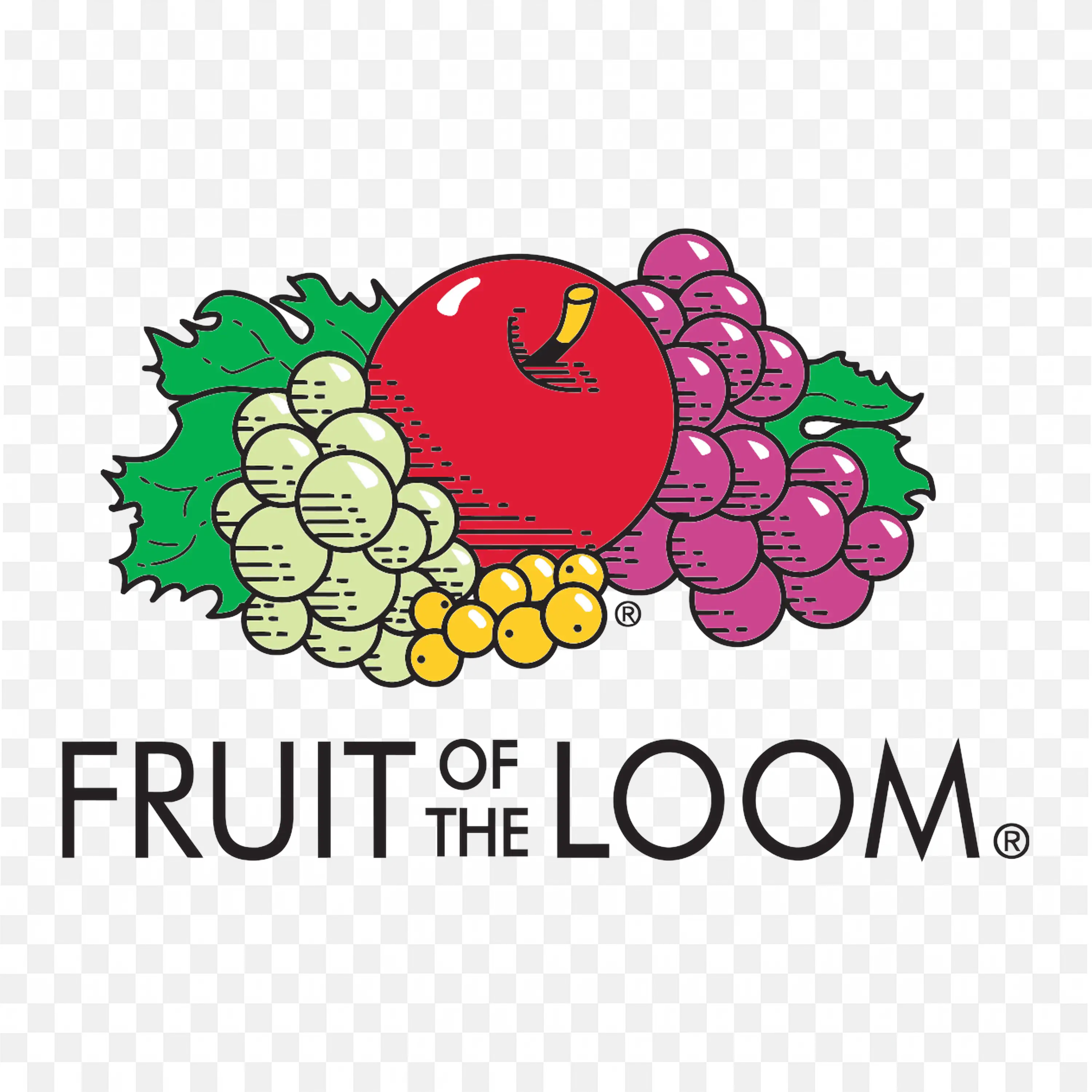 Classic Logo Png Image with Cluster of Fresh Fruit For Free