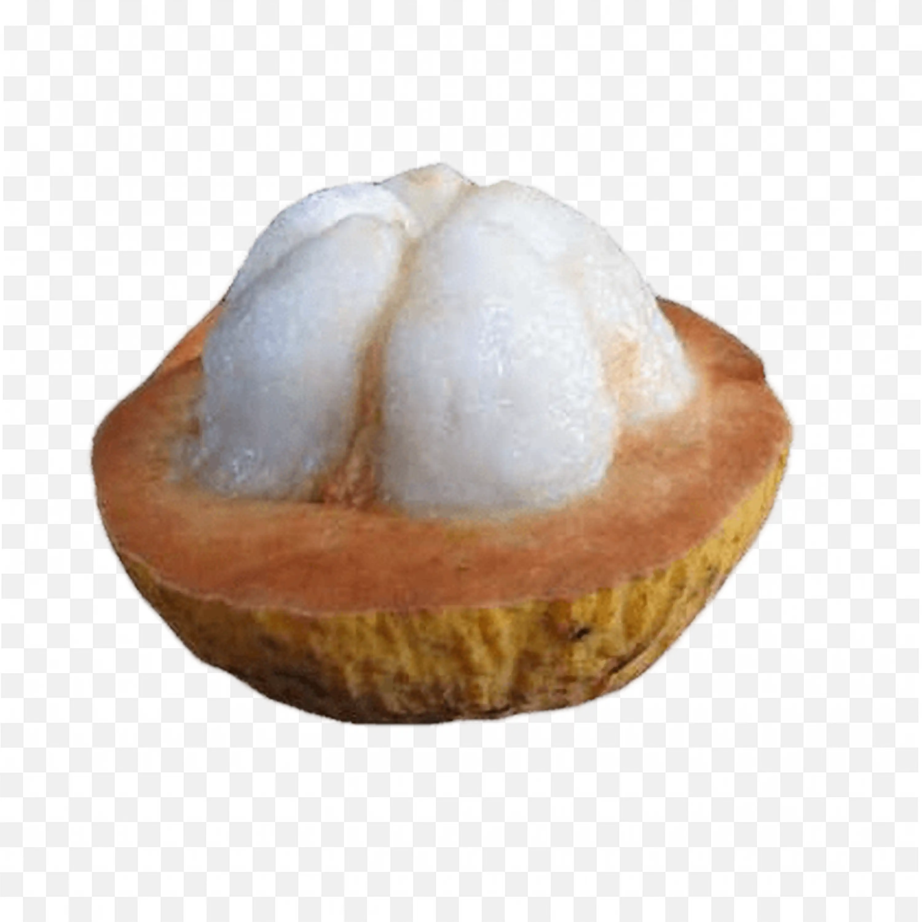 Custard Apple with White Soft Inner Flesh Png Free Download