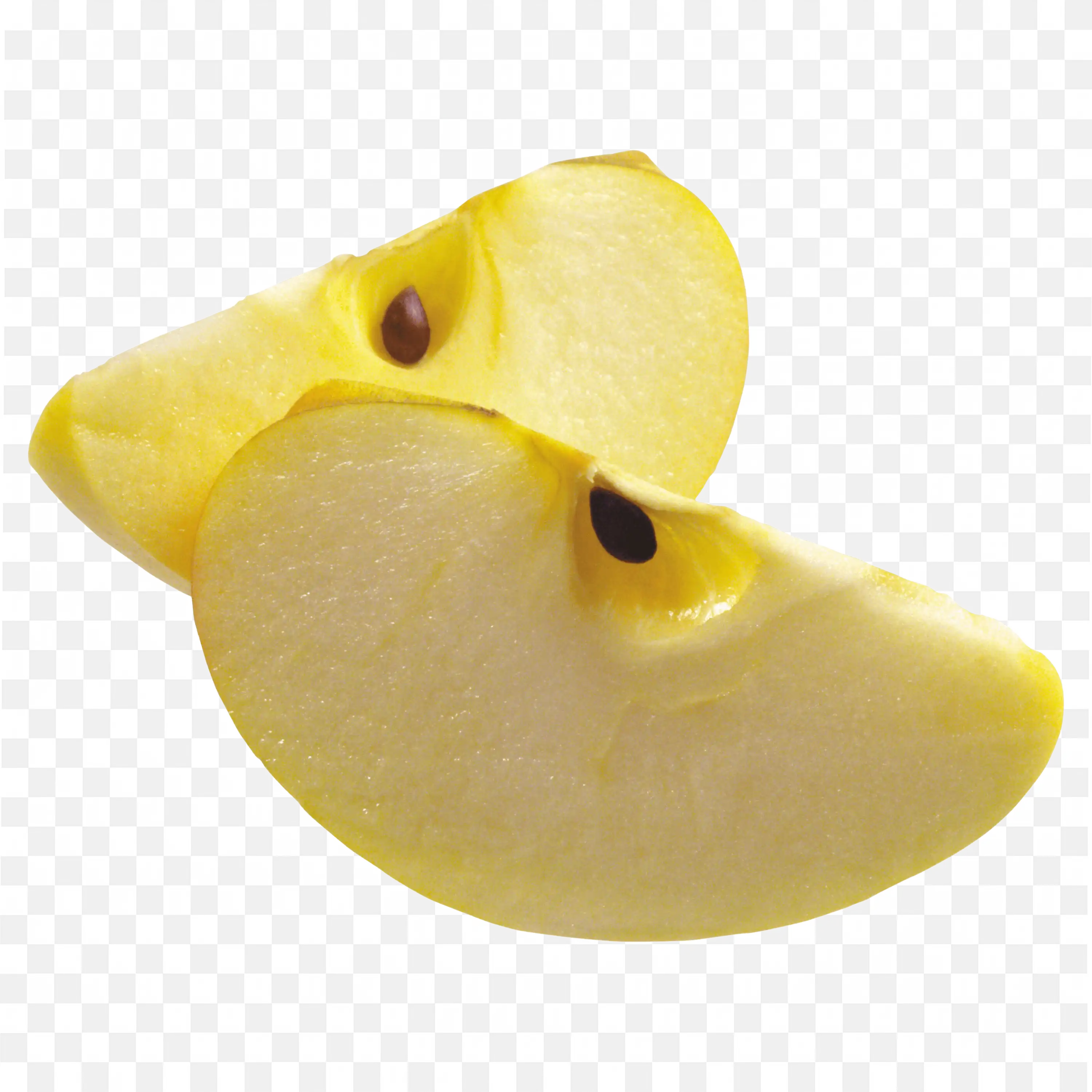 Fresh Apple Showing Its Juicy Flesh with Seeds Pnd Free