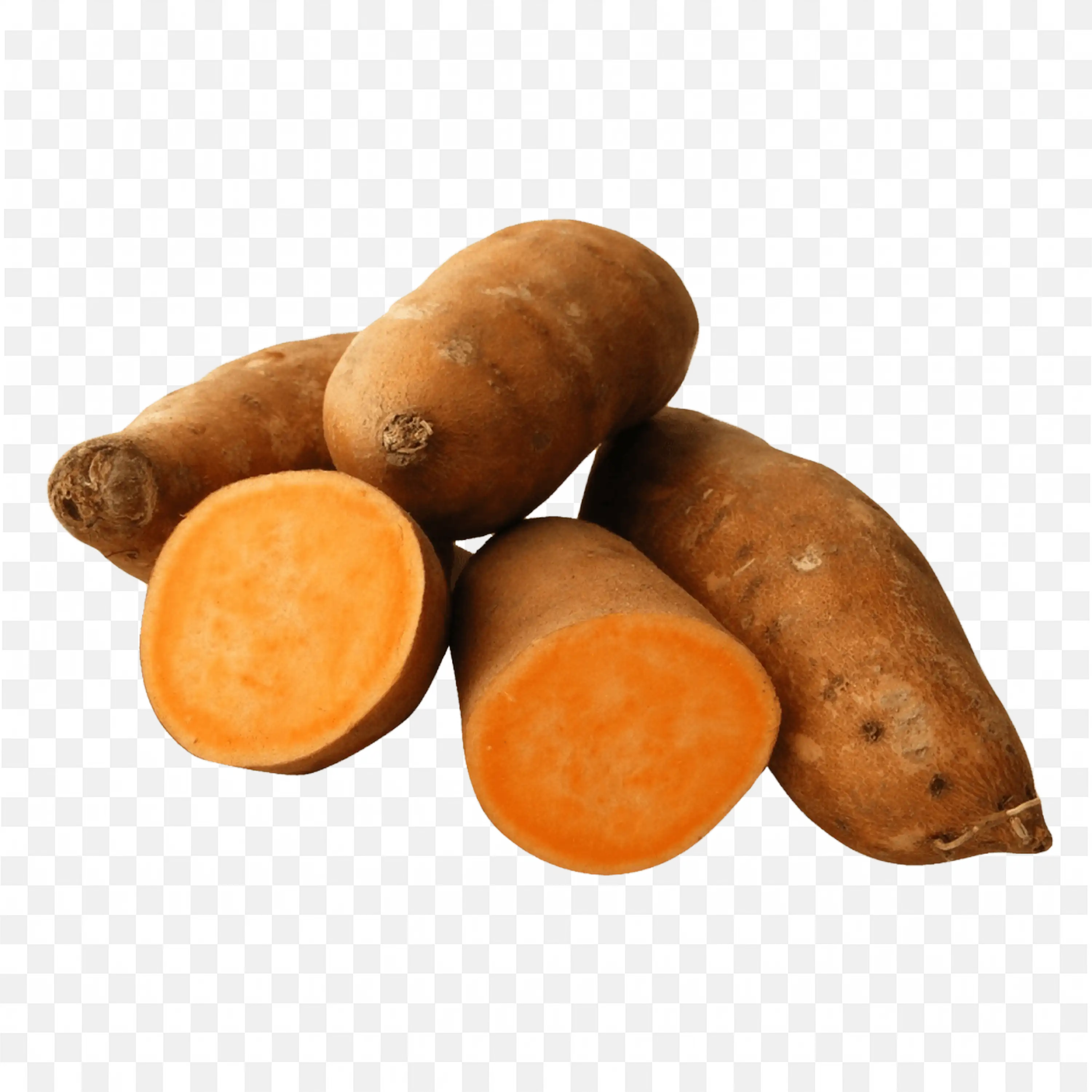 Fresh Sweet Potato with Earthy Skin Free Png For Free