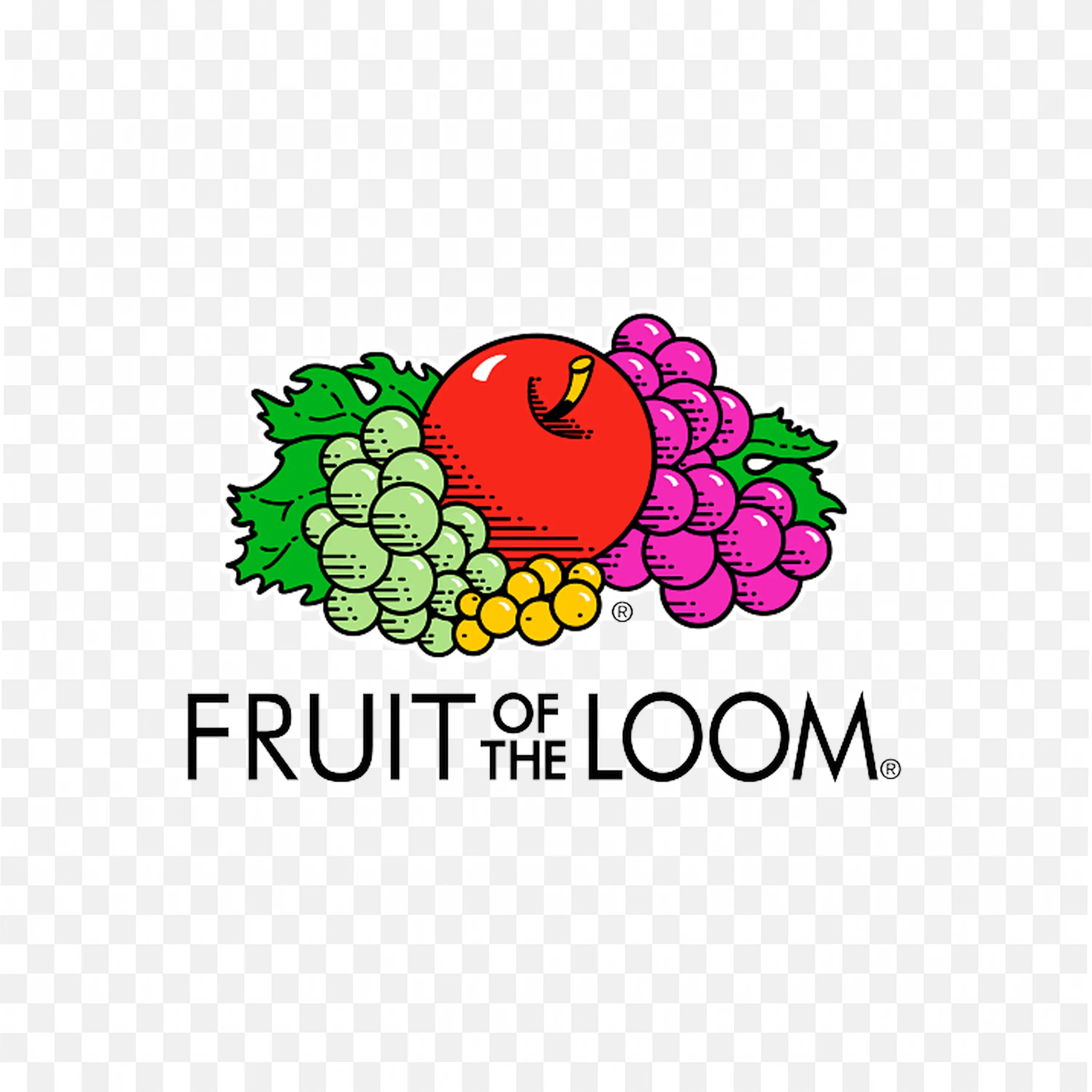 Fruit of the Loom Logo with Colourful Fruits Download Png