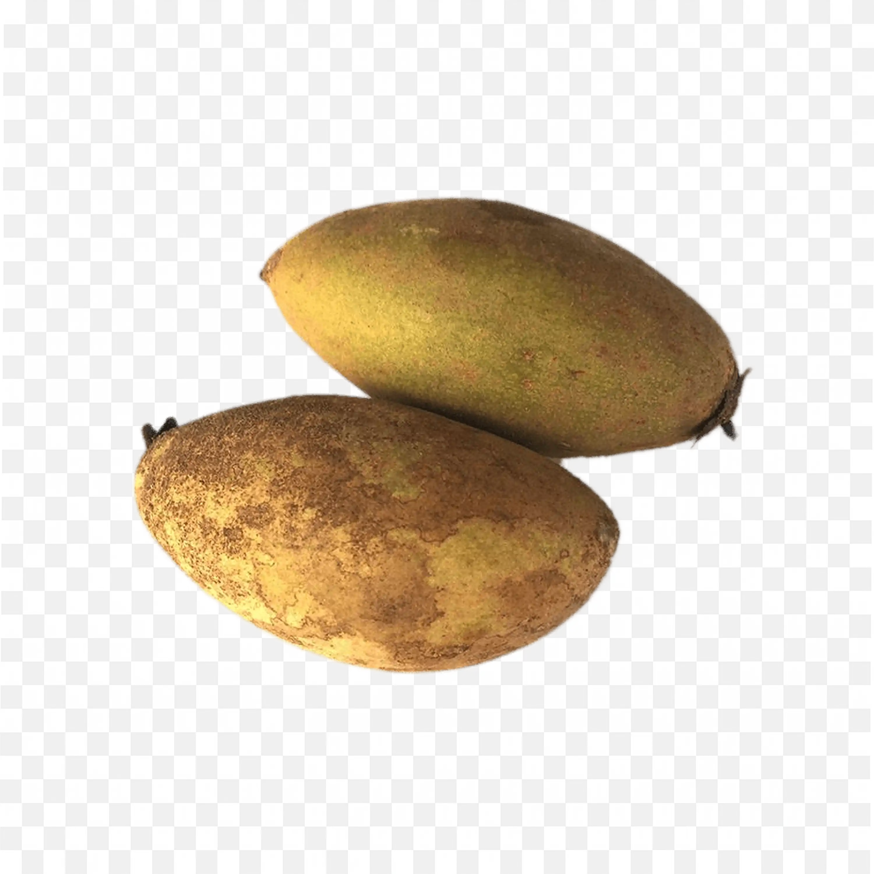 Juicy Sapodilla Fruit in Brown Skin with Sweet Flesh Png