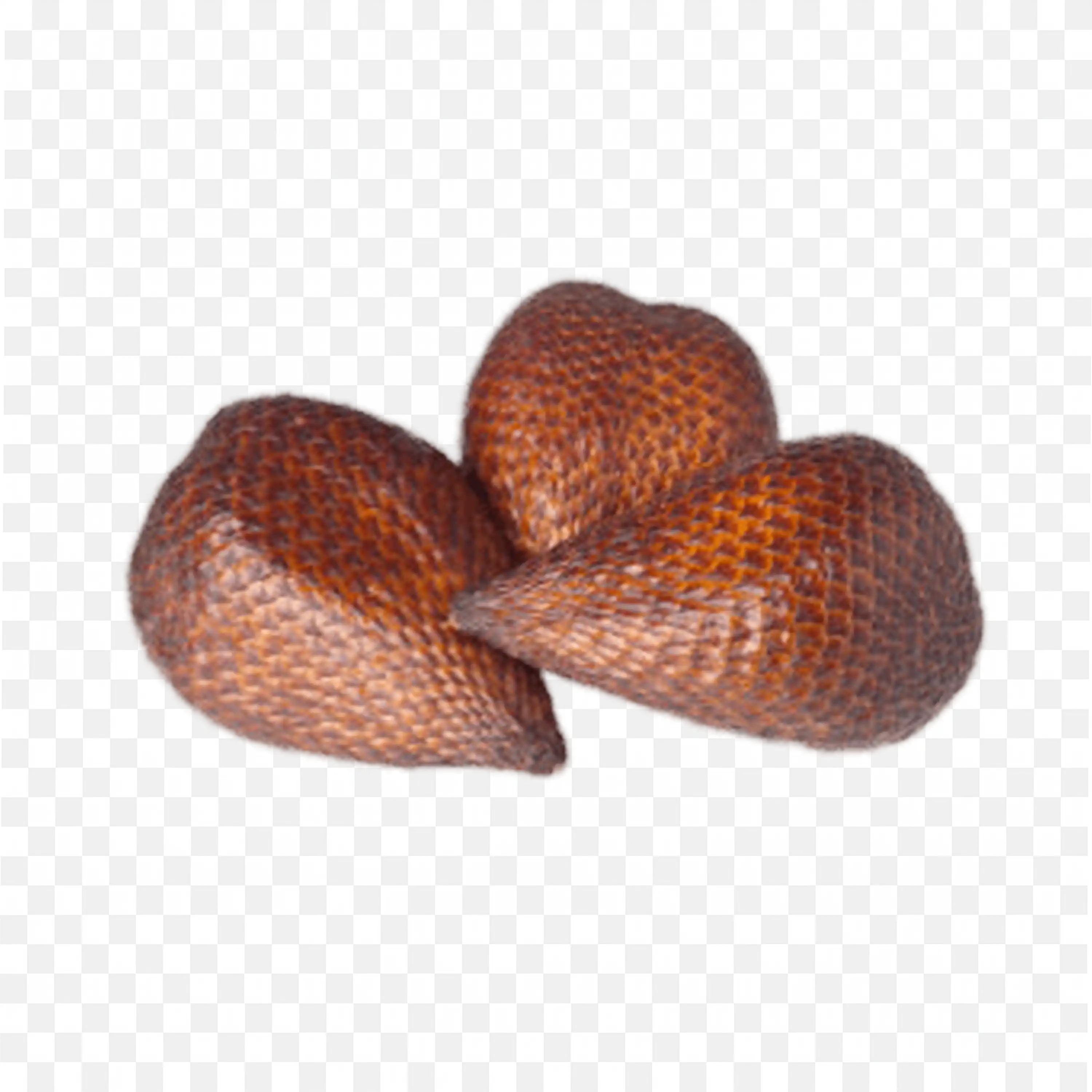 Png of Snake Fruits Arranged Closely with a Rough Pattern