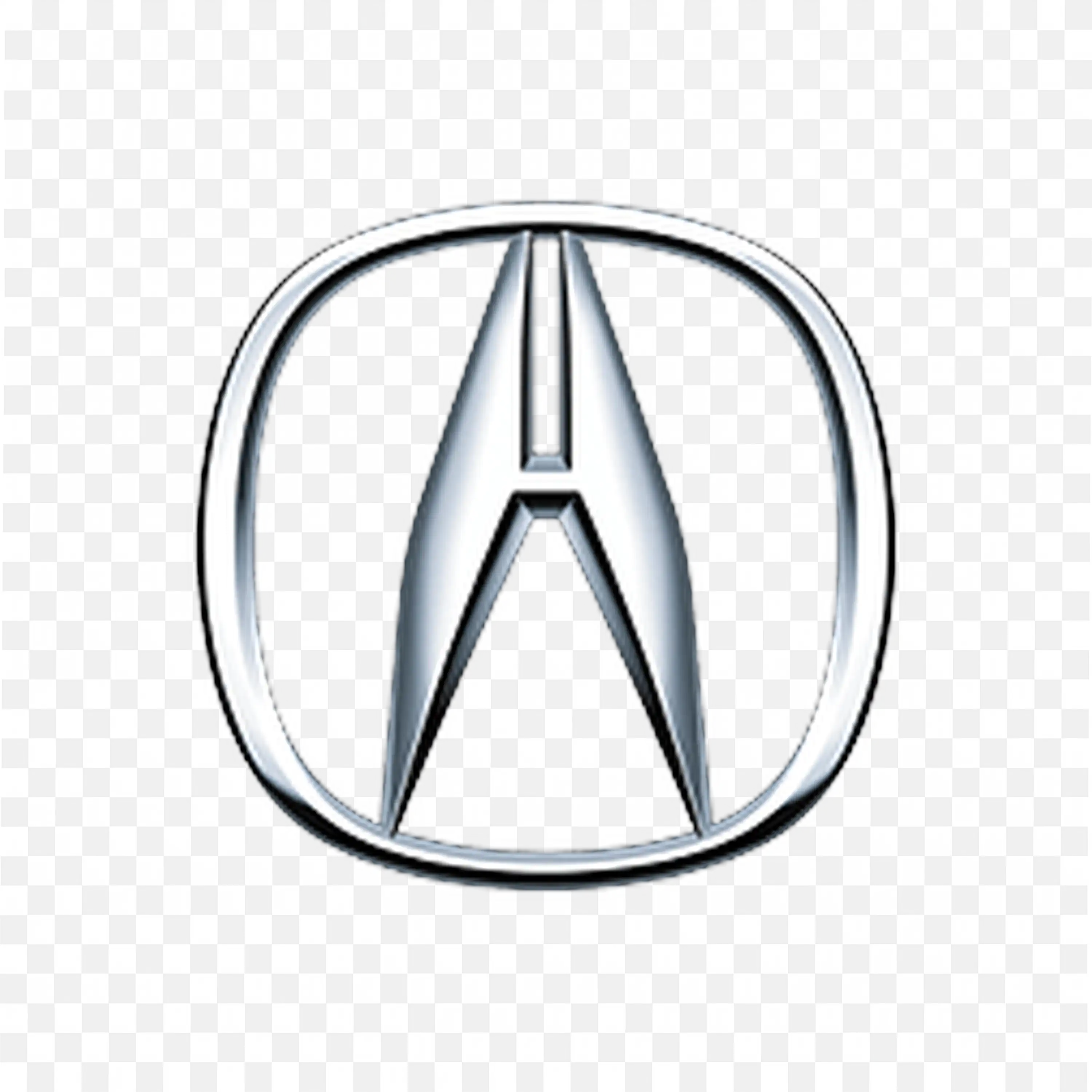 Acura Car Logo with a Stylish A Symbol inside a Circle PNG