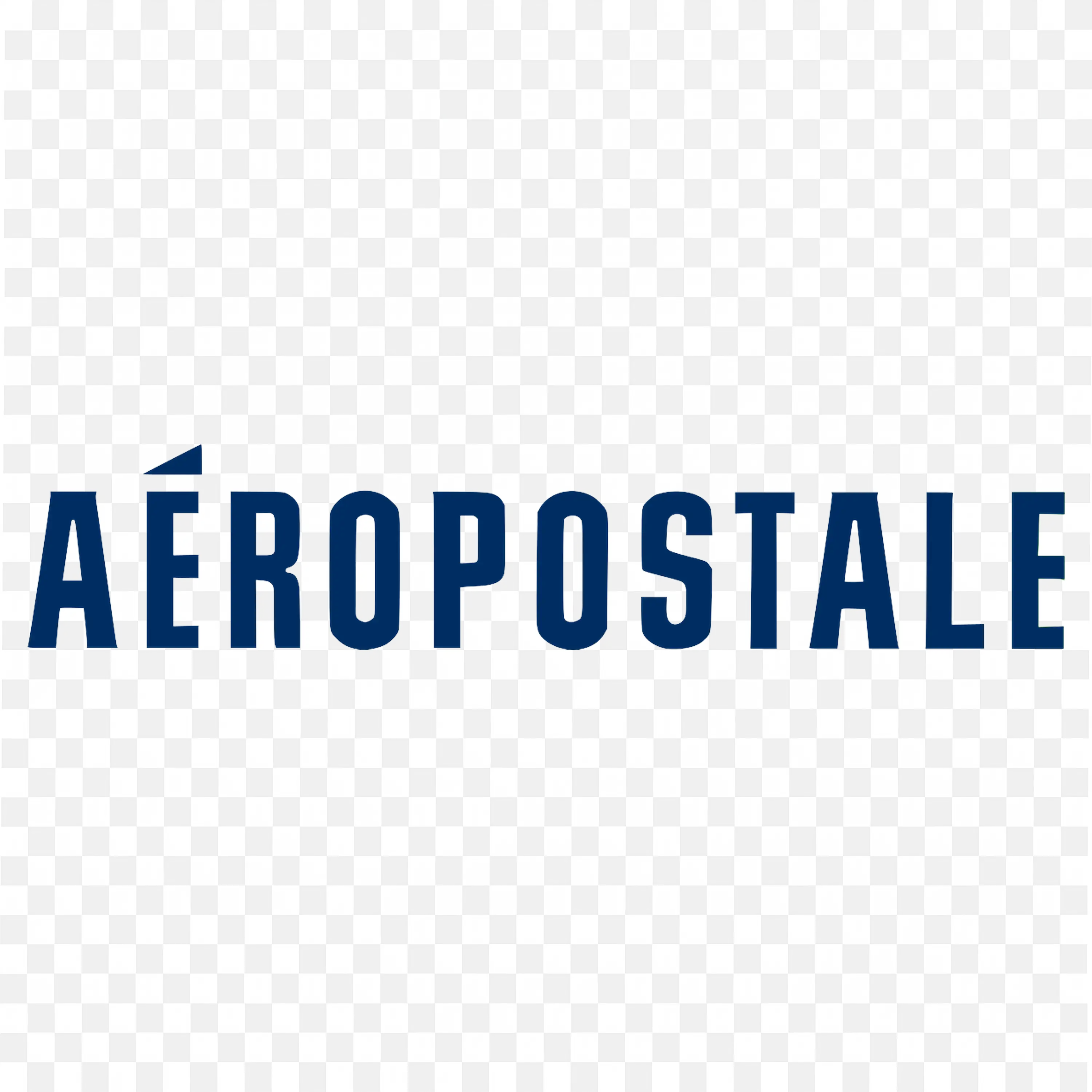 Aeropostale Brand Logo with Stylish Uppercase Blue Letters