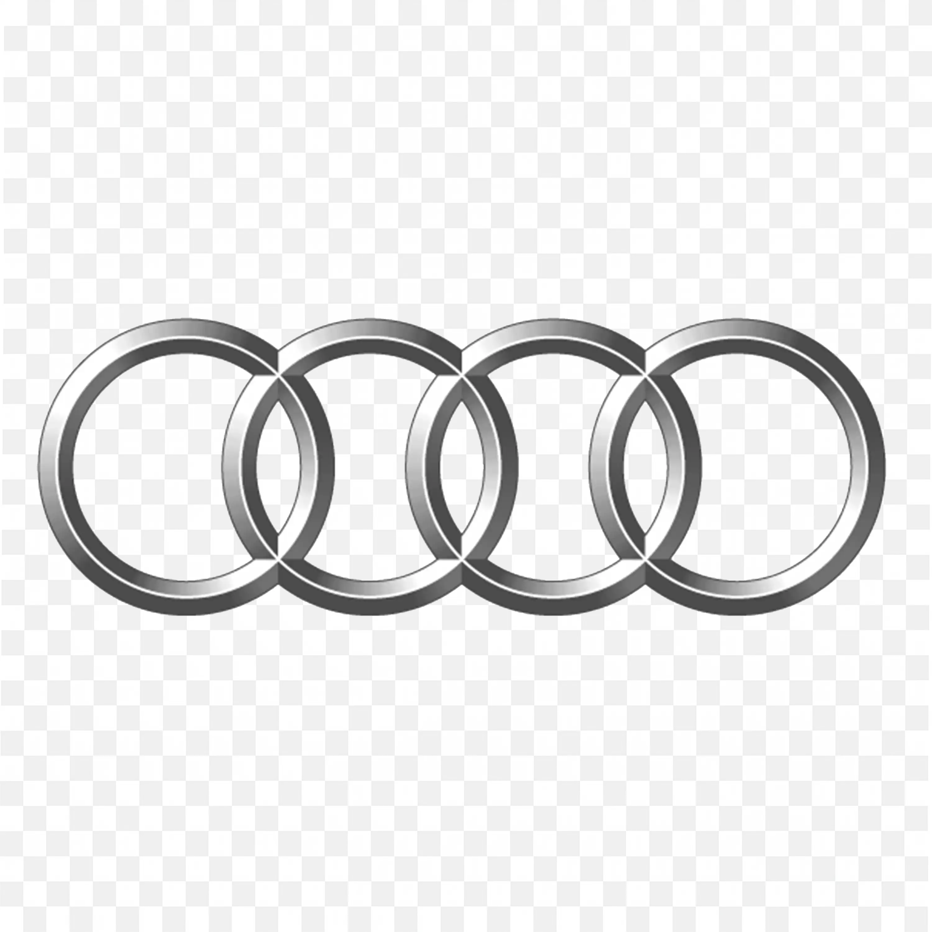 Audi Four Rings Logo of Premium German Automotive Brand Icon