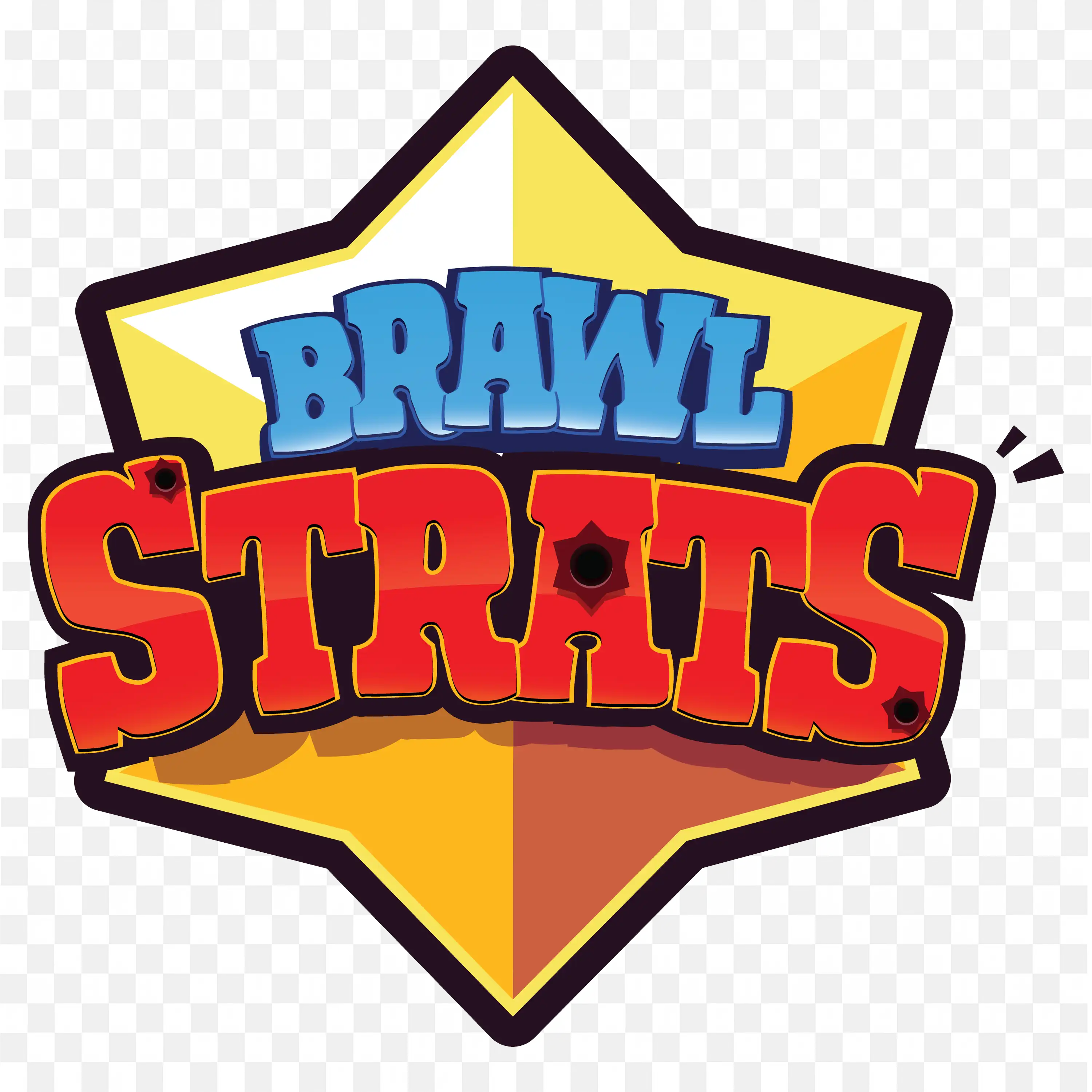 Brawl Strats is a Brawl Stars Strategy Fan Art Design Logo