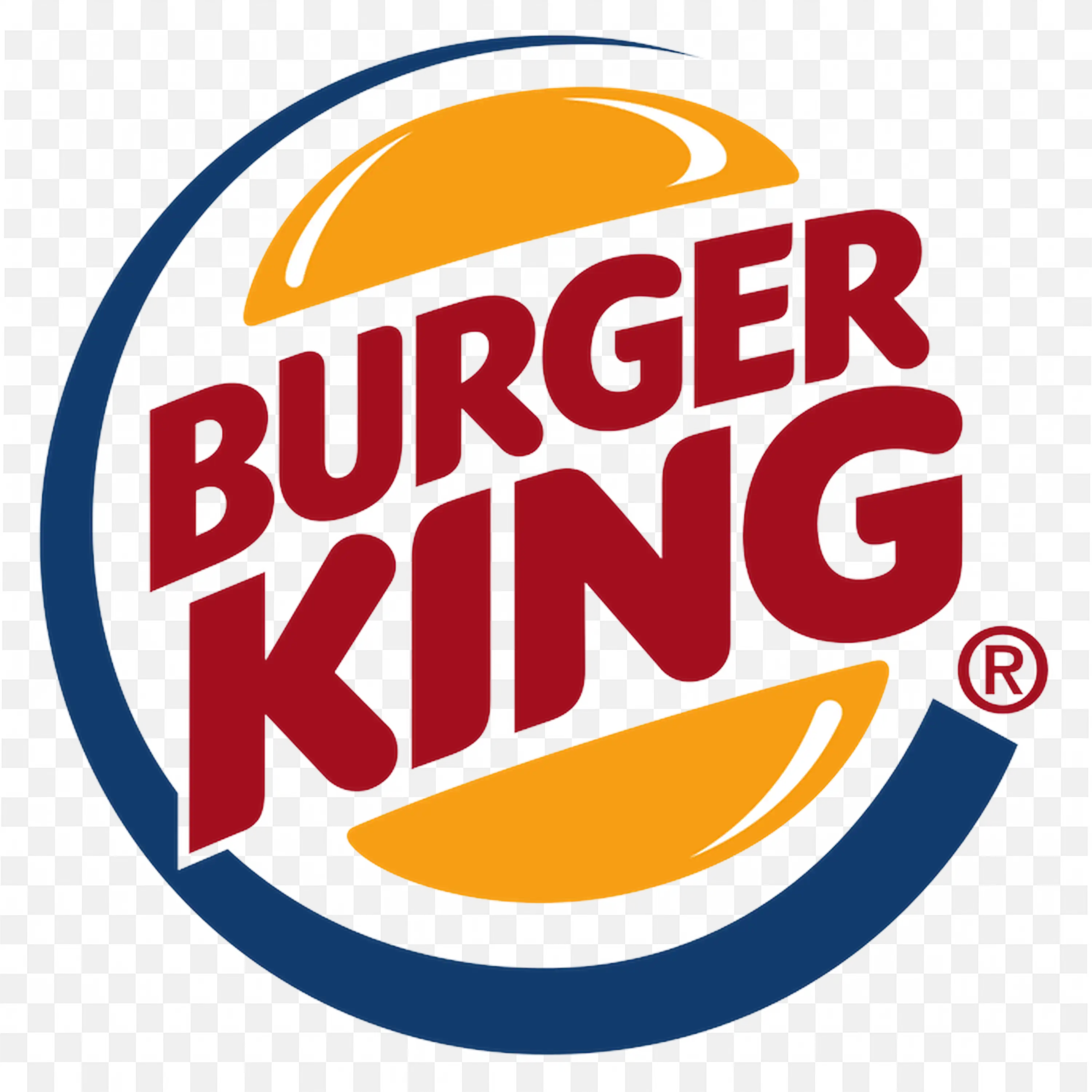 Burger King logo with stylized burger and red bold text