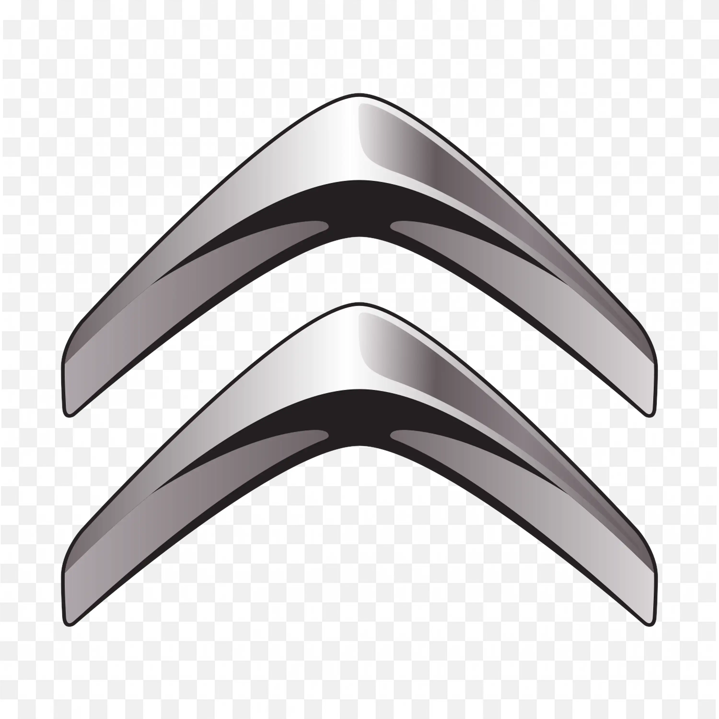 Citroen Car Logo a Double arrow Automotive Symbol PNG