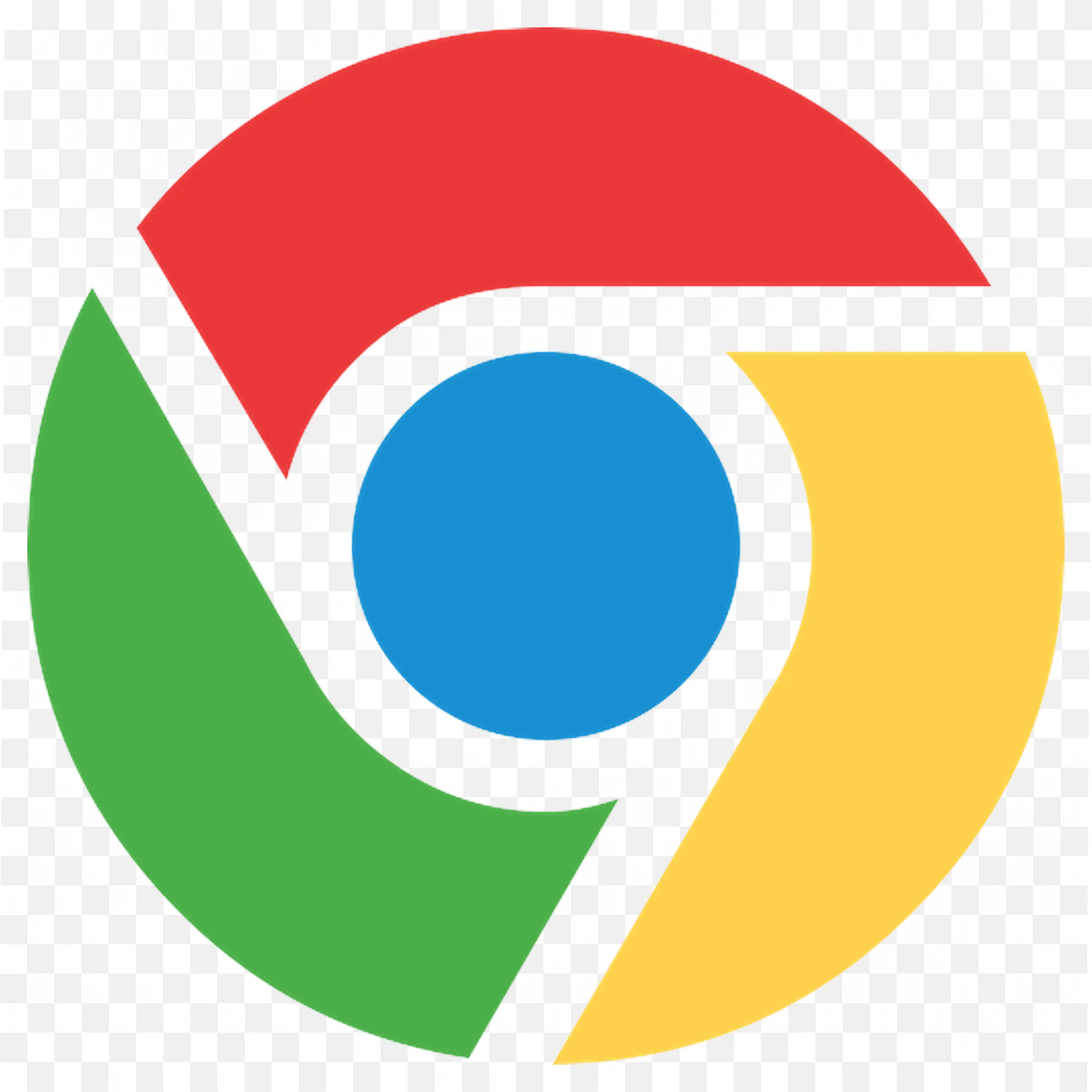 Download Google Chrome Logo with Bright Distinct Colours