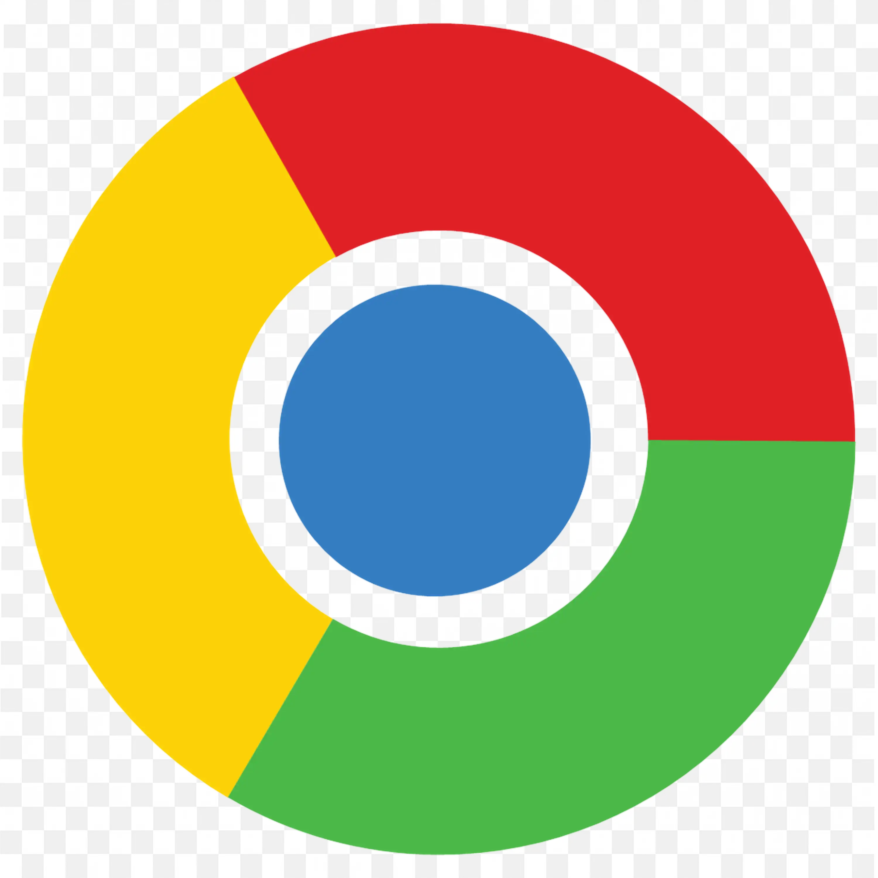 Google Chrome Logo with Red Yellow Green Blue PNG for free