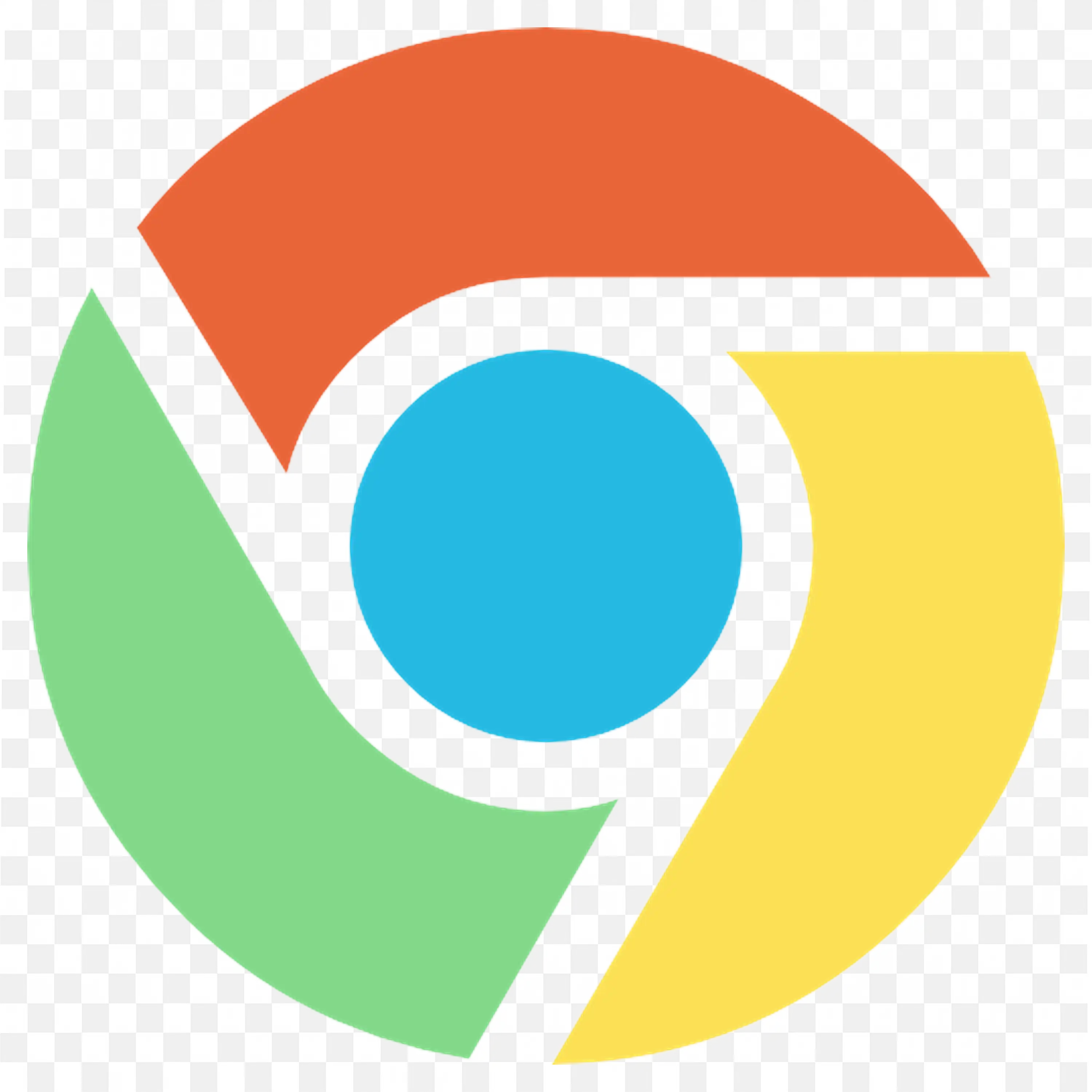 Lighter Colour Tones Google Chrome Browser Icon free PNG