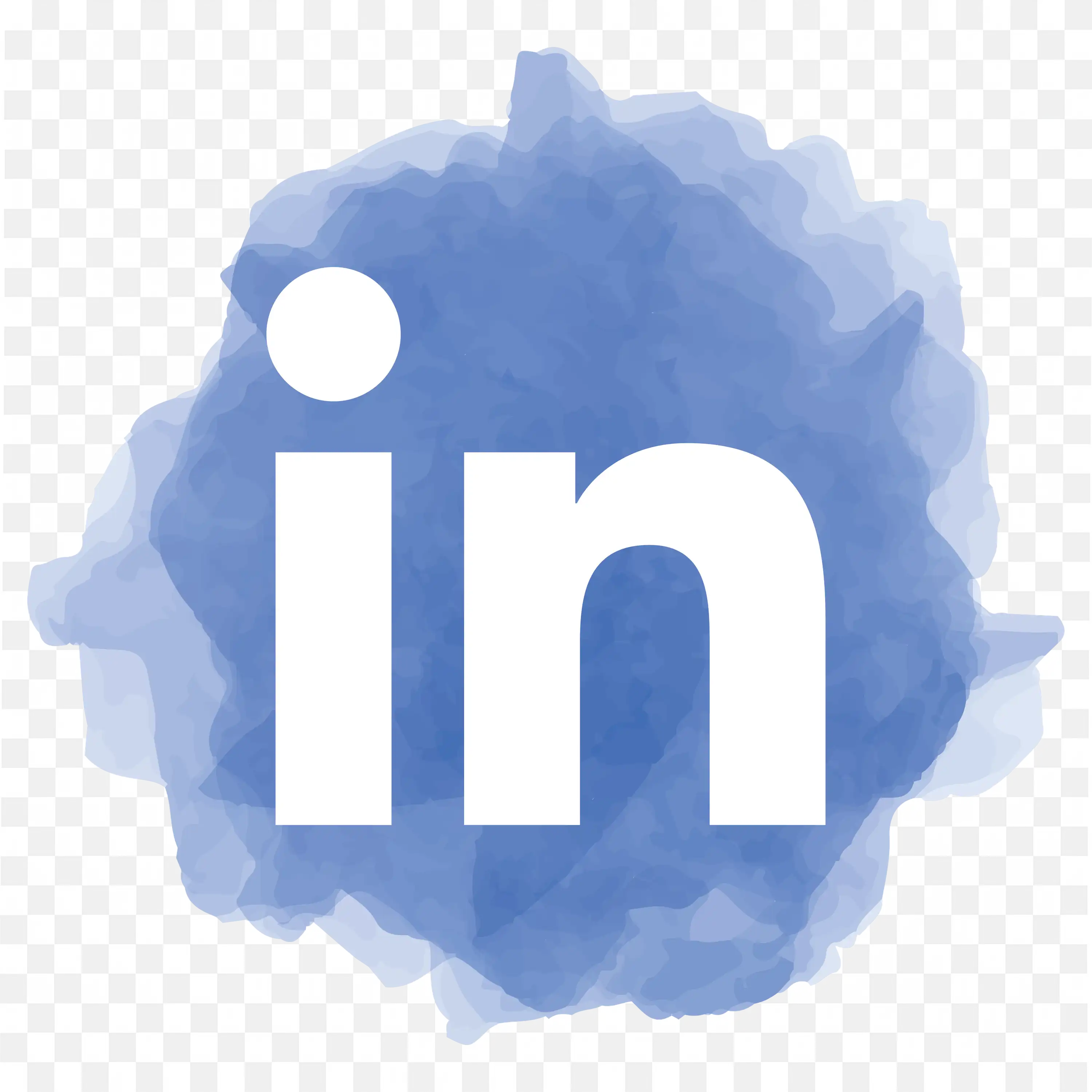 LinkedIn Official Professional Networking Logo in Blue Theme